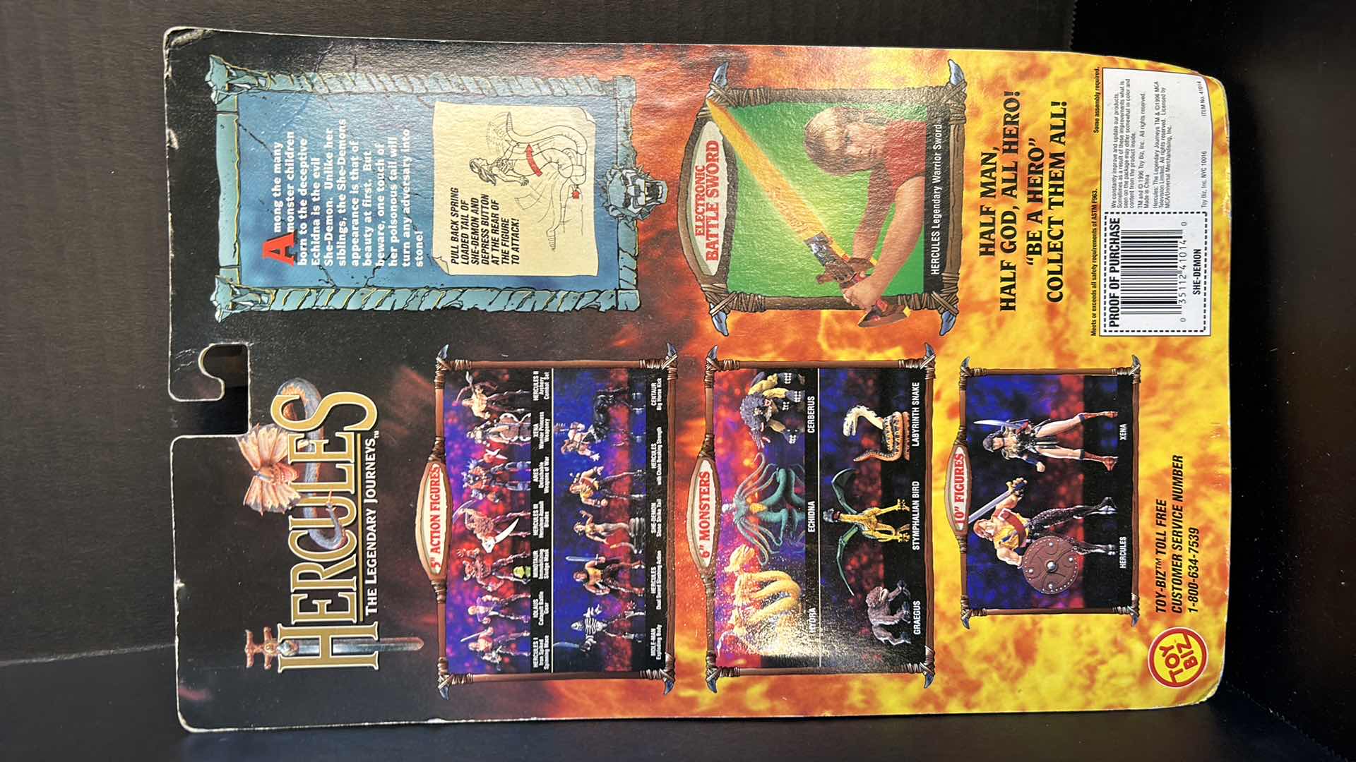 Photo 1 of BRAND NEW HERCULES THE LEGENDARY JOURNEYS SHE DEMON ACTION FIGURE