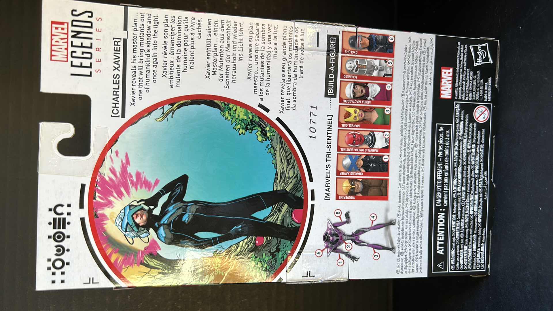 Photo 1 of BRAND NEW HASBRO MARVEL LEGEND SERIES HOUSE OF X CHARLES XAVIER ACTION FIGURE