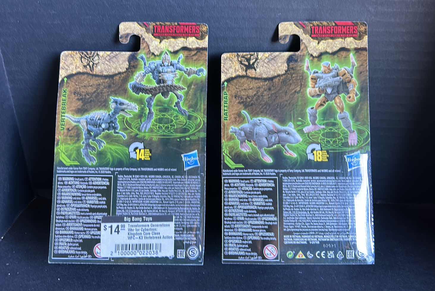 Photo 1 of 2 NEW HASBRO TRANSFORMERS KINGDOM WAR FOR CYBERTRON TRILOGY ACTION FIGURES