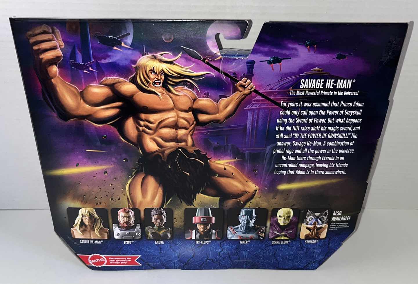 Photo 1 of NEW MATTEL MASTERS OF THE UNIVERSE REVELATION ACTION FIGURE & ACCESSORIES, SAVAGE HE-MAN & ORKO (1)