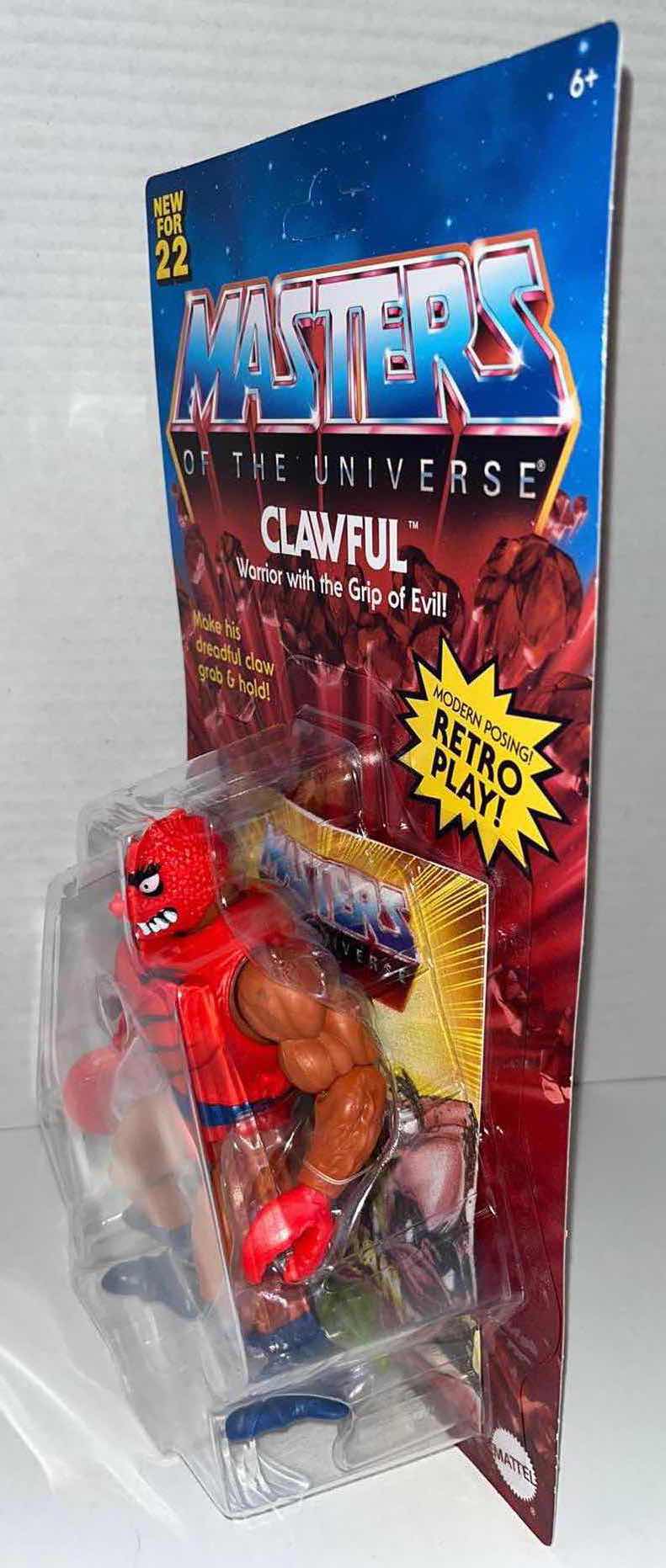 Photo 3 of NEW MATTEL MASTERS OF THE UNIVERSE ACTION FIGURE & ACCESSORIES, CLAWFUL WARRIOR WITH THE GRIP OF EVIL (1)