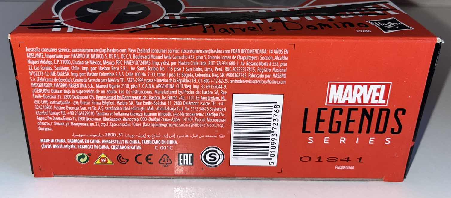 Photo 1 of NEW HASBRO MARVEL LEGENDS SERIES ACTION FIGURE & ACCESSORIES, MARVELS DOMINO (1)