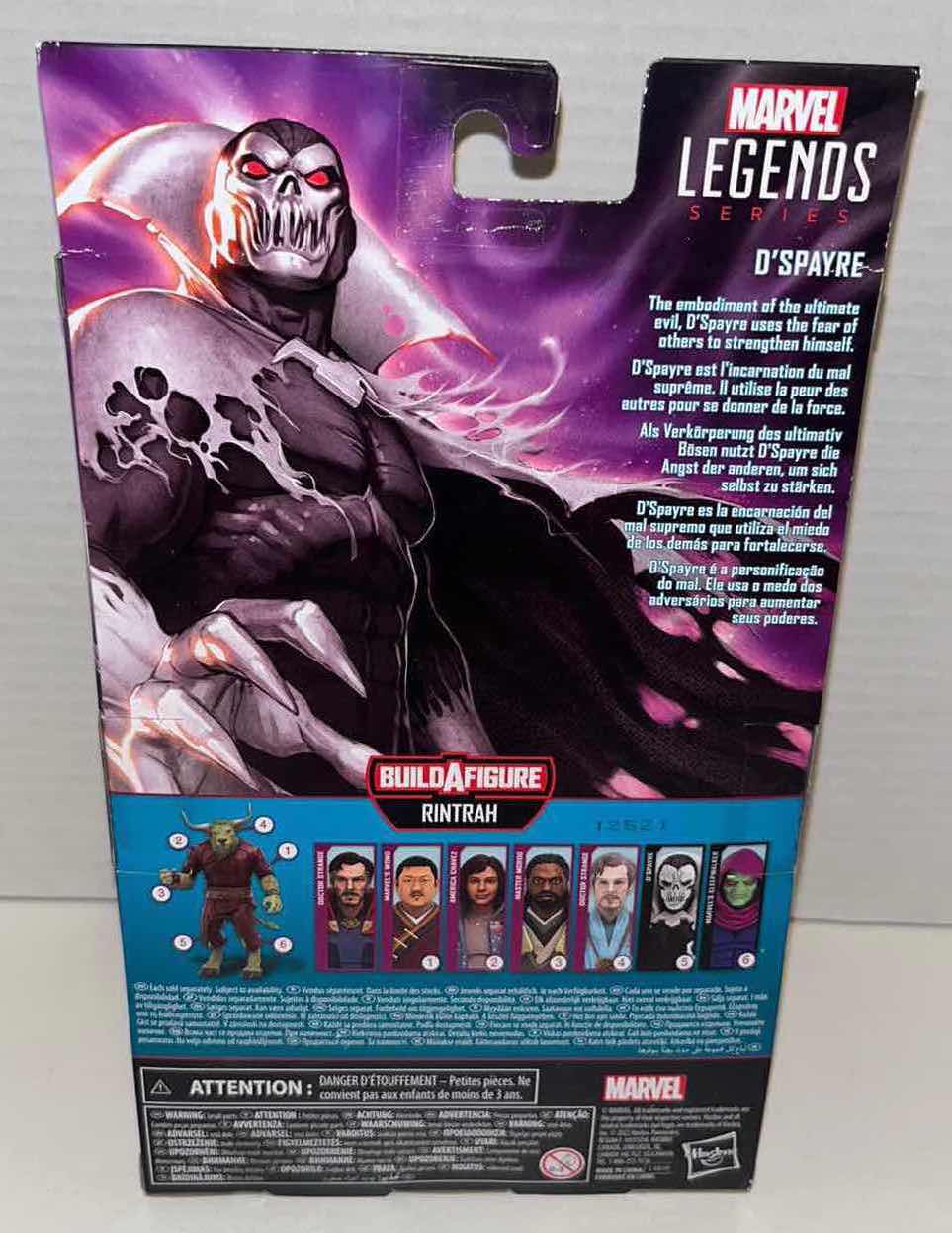 Photo 1 of NEW HASBRO MARVEL LEGEND SERIES ACTION FIGURE & ACCESSORIES, “D’SPAYRE” $30.00 (1)