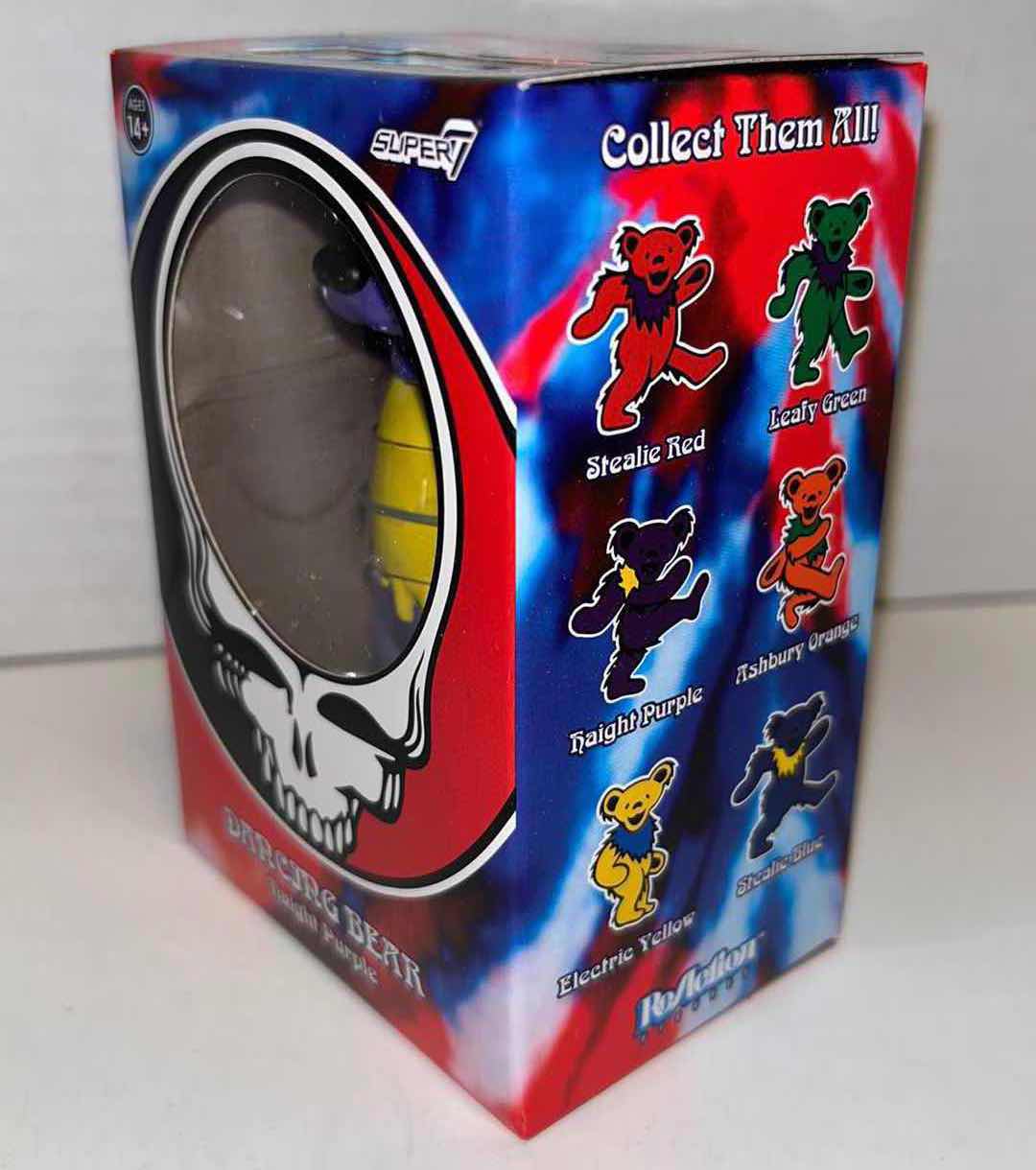 Photo 1 of NEW GRATEFUL DEAD REACTION FIGURE, DANCING BEAR HAIGHT PURPLE (1)