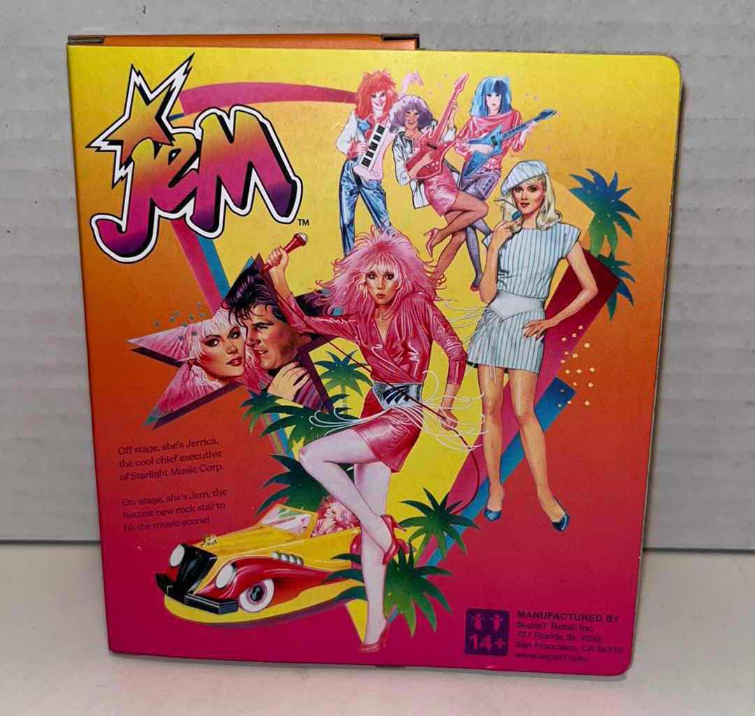 Photo 1 of NEW HASBRO SUPER 7 REACTION 4” FIGURE, JEM “JEM/JERRICA” W MICROPHONE (1)