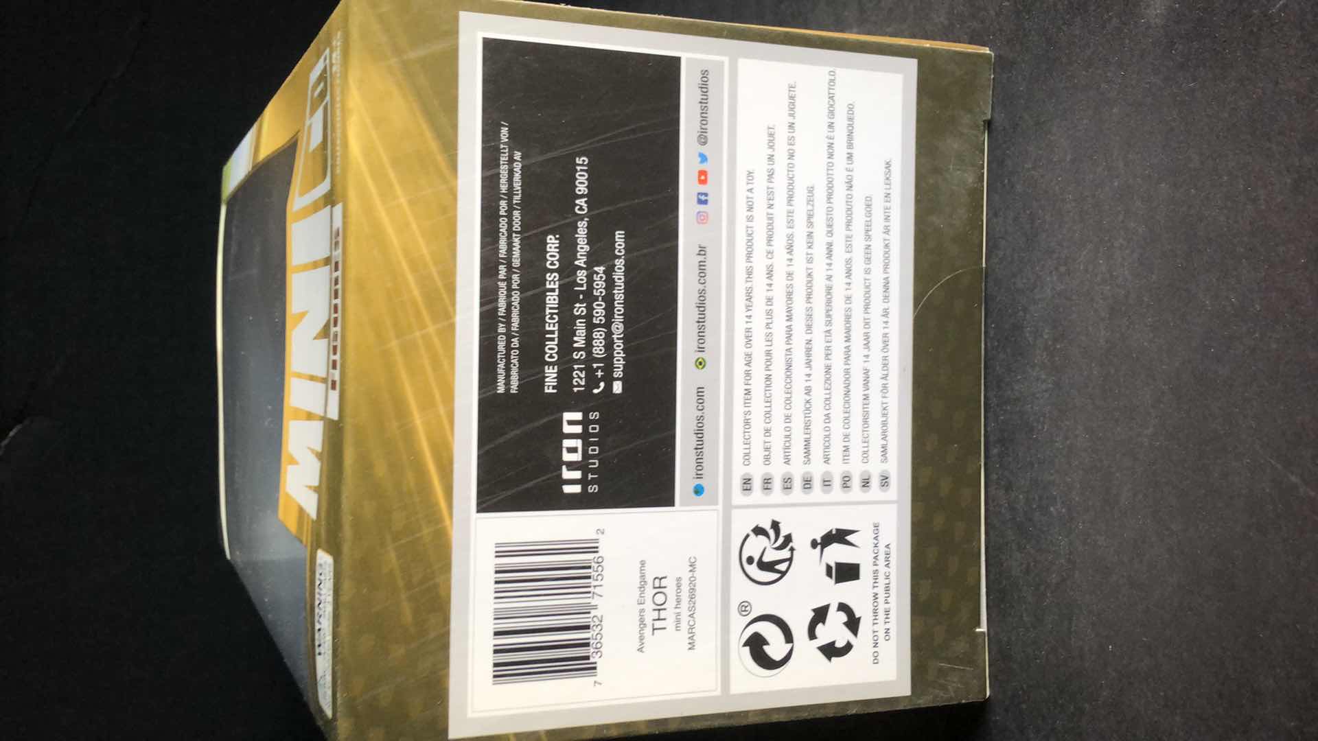 Photo 1 of NIB MARVEL AVENGERS ENDGAME THOR MINICO FIGURE