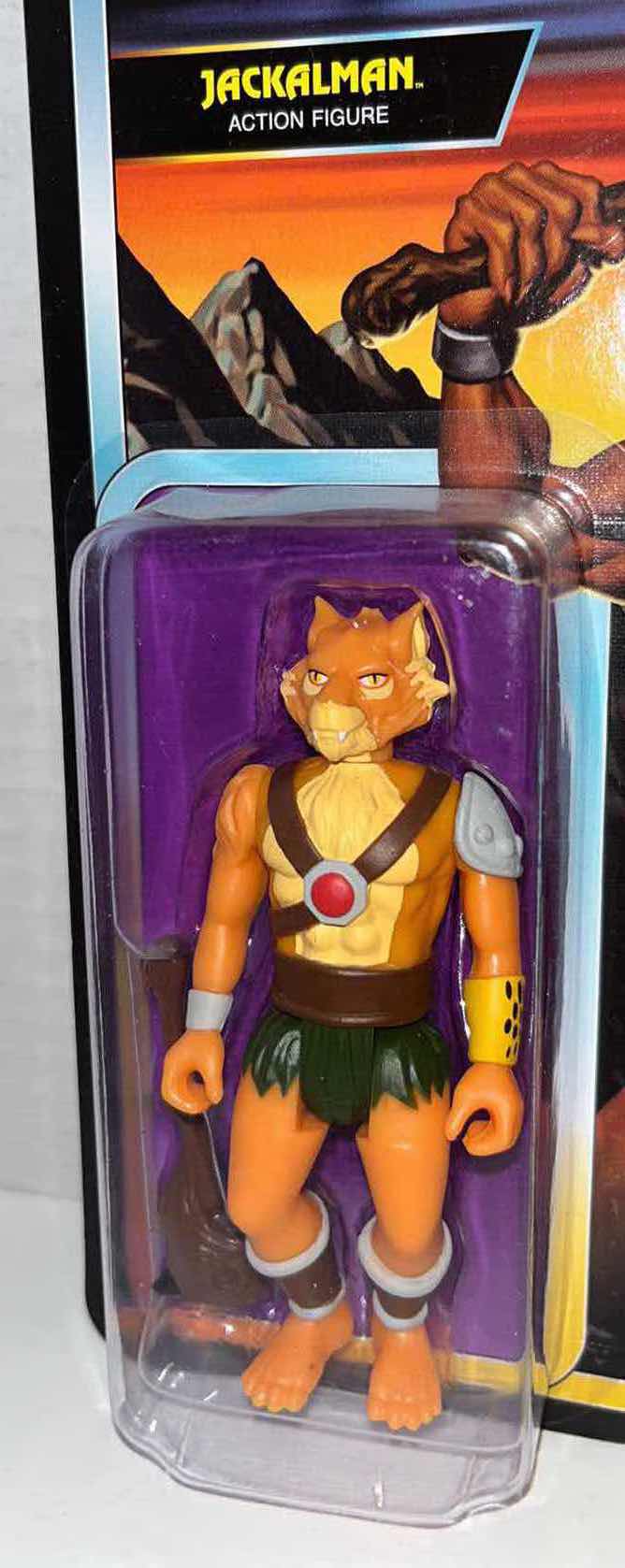 Photo 1 of NEW SUPER7 REACTION FIGURES, THUNDERCATS “JACKALMAN” (1)