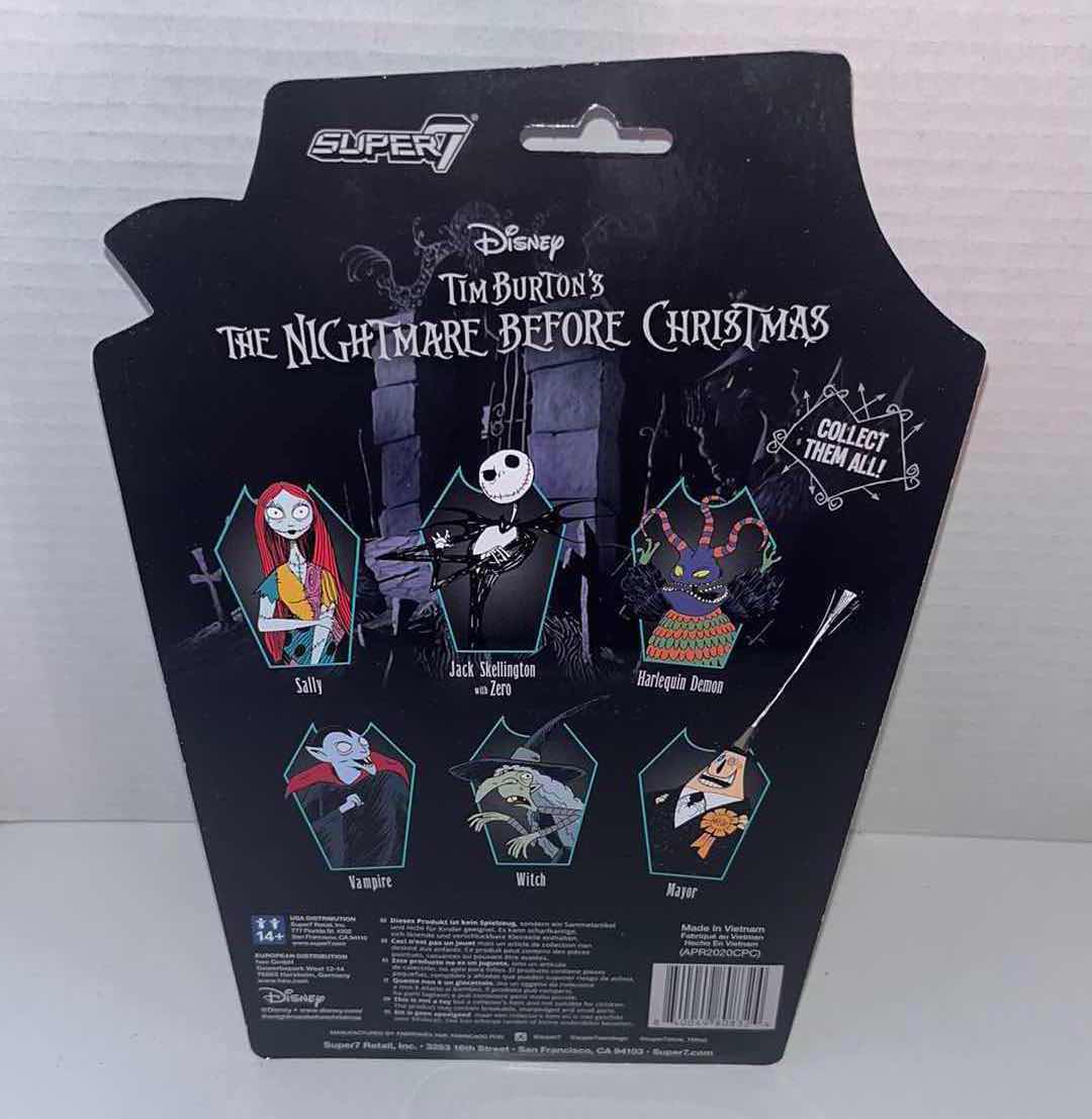 Photo 1 of NEW SUPER7 REACTION FIGURES, DISNEY TIM BURTONS THE NIGHTMARE BEFORE CHRISTMAS “MAYOR” (1)