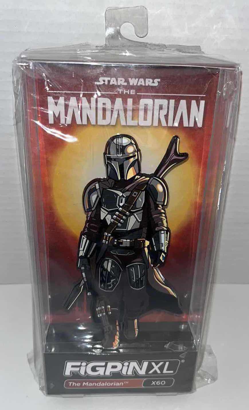 Photo 1 of NEW FIGPIN-XL STAR WARS THE MANDALORIAN, #X60 THE MANDALORIAN 6” ENAMEL PIN $25.00 (1)