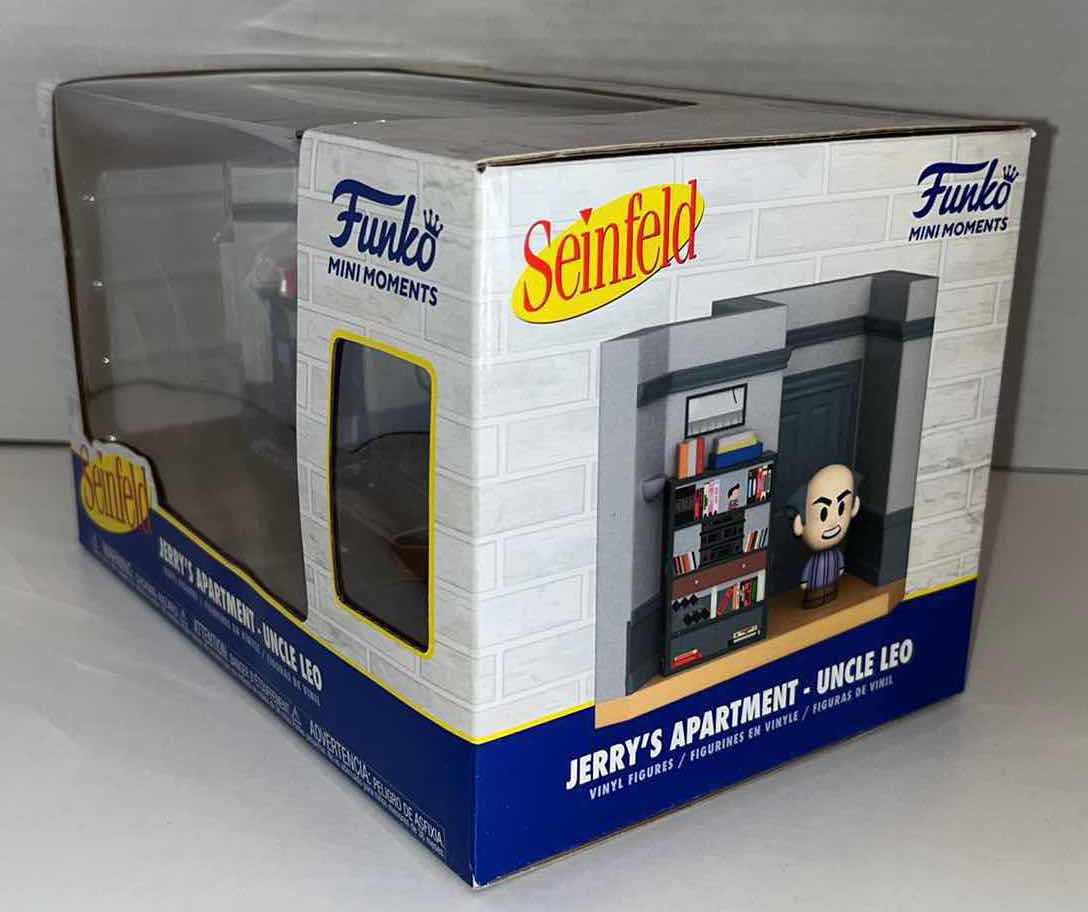 Photo 1 of NEW FUNKO MINI MOMENTS VINYL FIGURES, SEINFELD JERRY’S APARTMENT- UNCLE LEO (1)