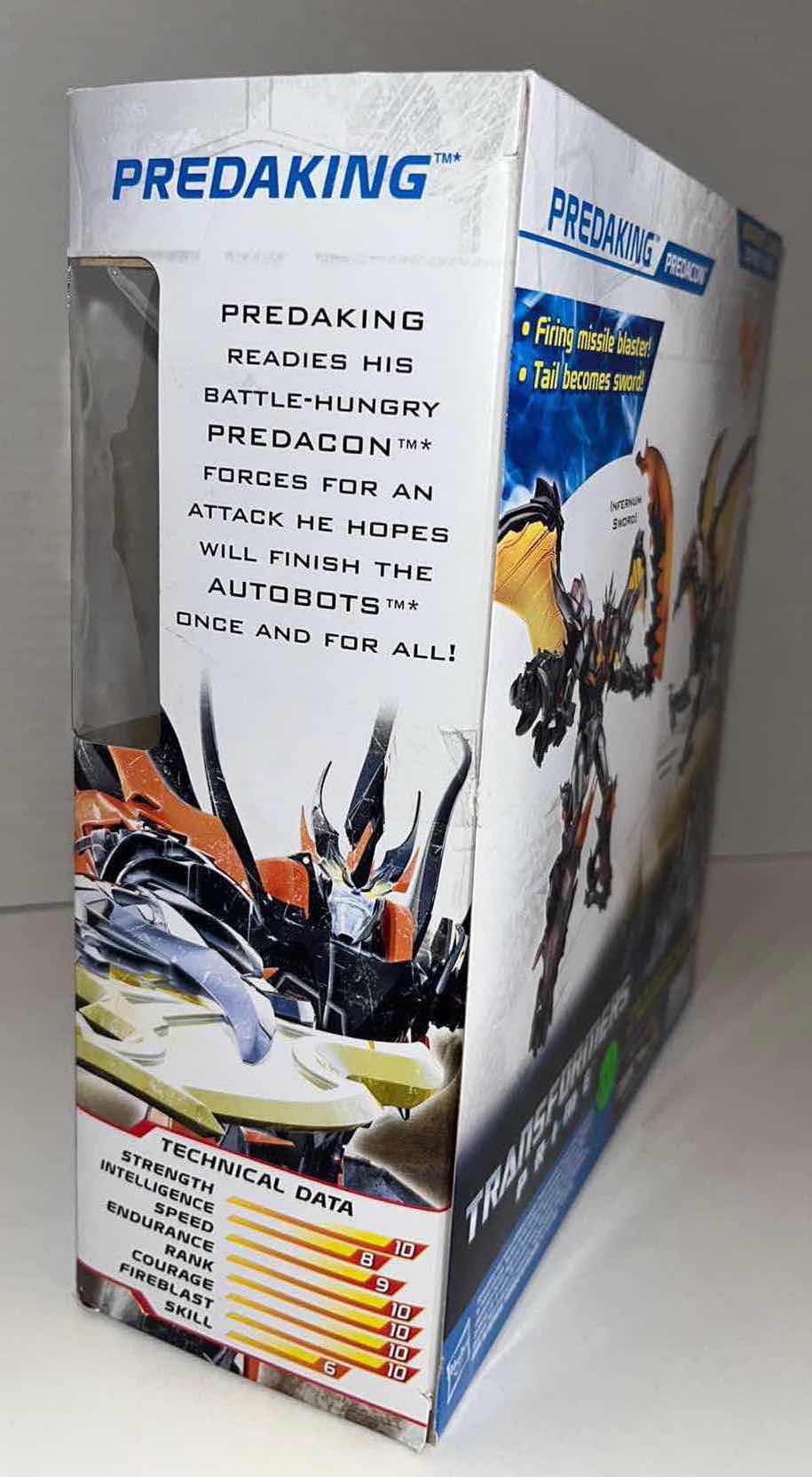 Photo 1 of BRAND NEW HASBRO TRANSFORMERS PRIME BEAST HUNTERS ACTION FIGURE,  “PREDAKING” PREDACON LEADER $125.00 (1)