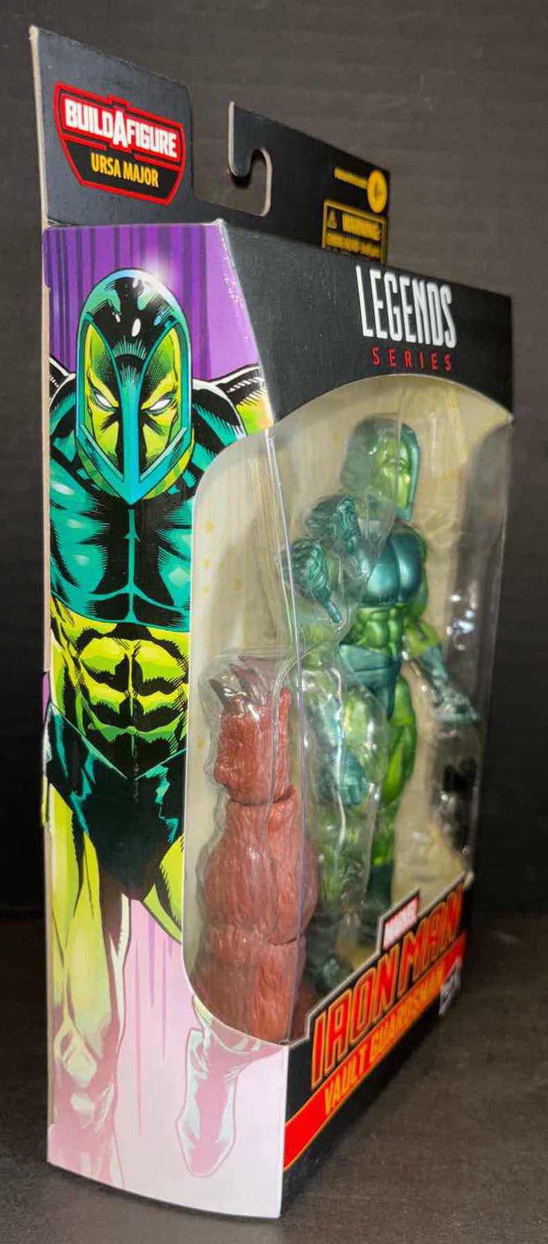 Photo 1 of NEW HASBRO LEGEND SERIES ACTION FIGURE, MARVEL IRON MAN “VAULT GUARDSMAN”