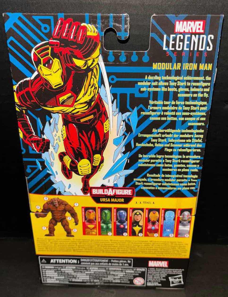 Photo 1 of NEW HASBRO LEGEND SERIES ACTION FIGURE, MARVEL IRON MAN “MODULAR IRON MAN”