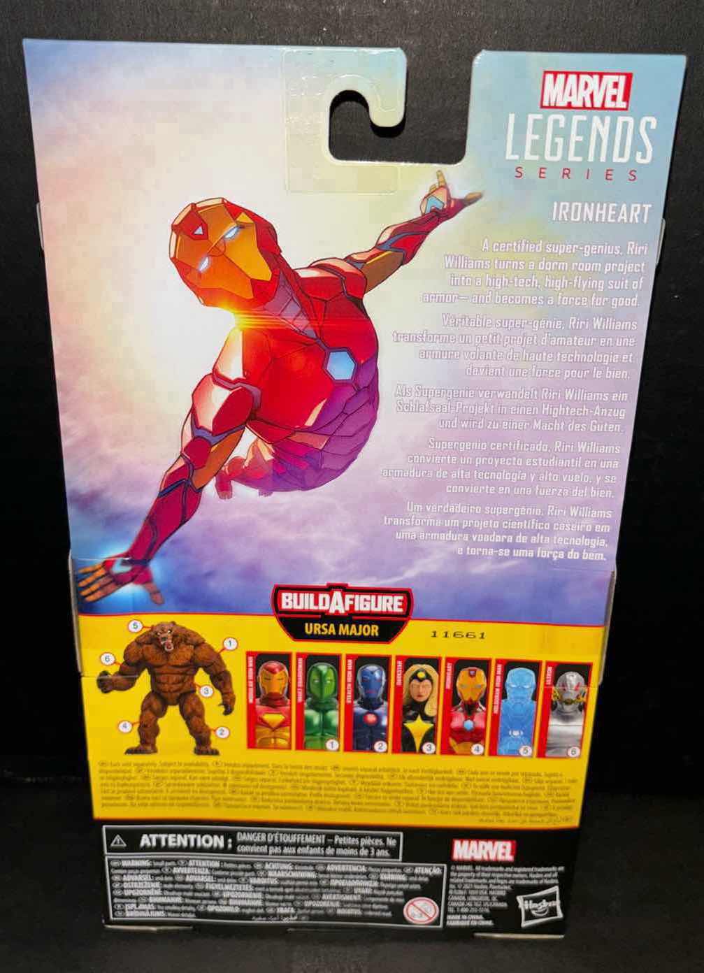 Photo 1 of NEW HASBRO LEGEND SERIES ACTION FIGURE, MARVEL “RIRI WILLIAMS IRONHEART”