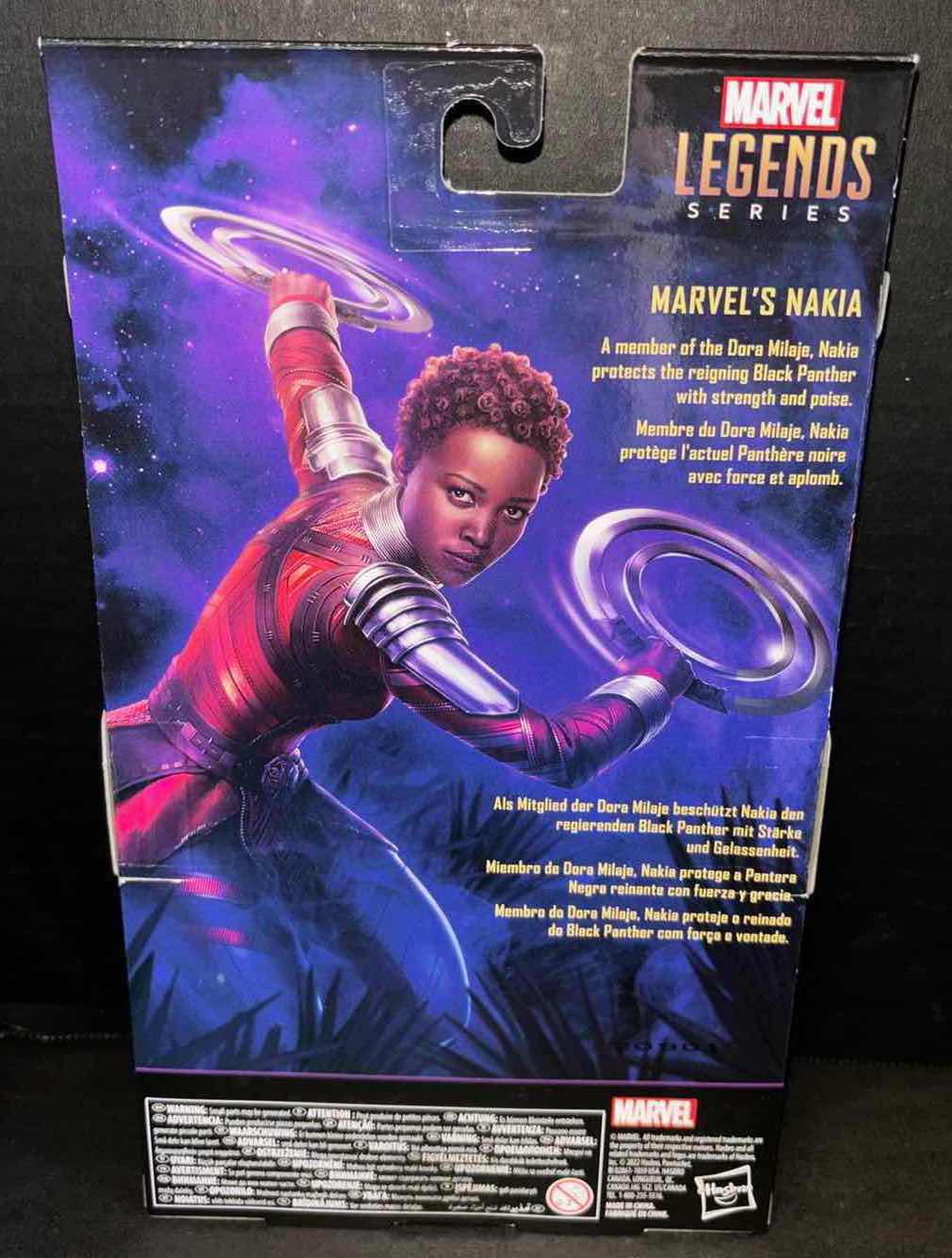 Photo 1 of NEW HASBRO MARVEL STUDIOS LEGEND SERIES ACTION FIGURE, BLACK PANTHER “MARVEL’S NAKIA”