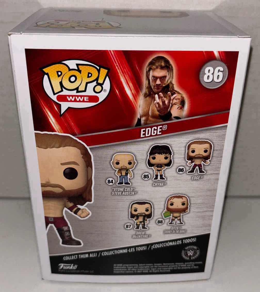 Photo 1 of NEW FUNKO POP! WWE VINYL FIGURE, #86 EDGE