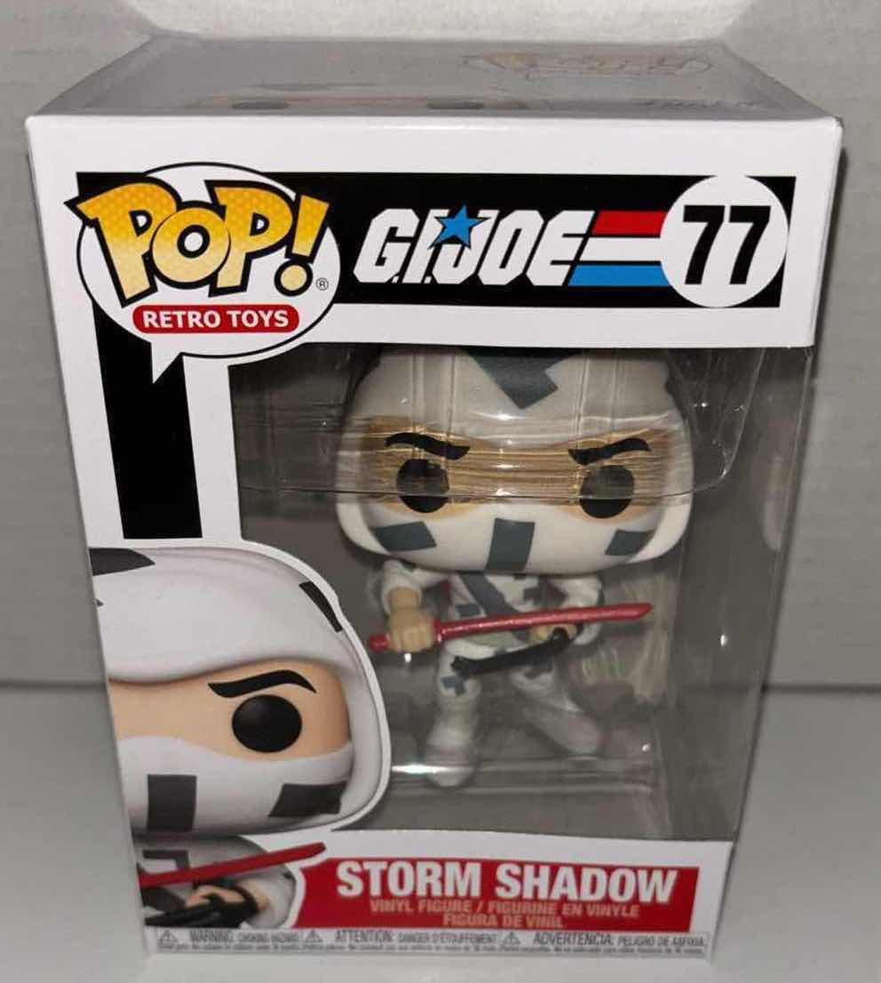 Photo 1 of NEW FUNKO POP! RETRO TOYS VINYL FIGURE, G.I. JOE #77 STORM SHADOW