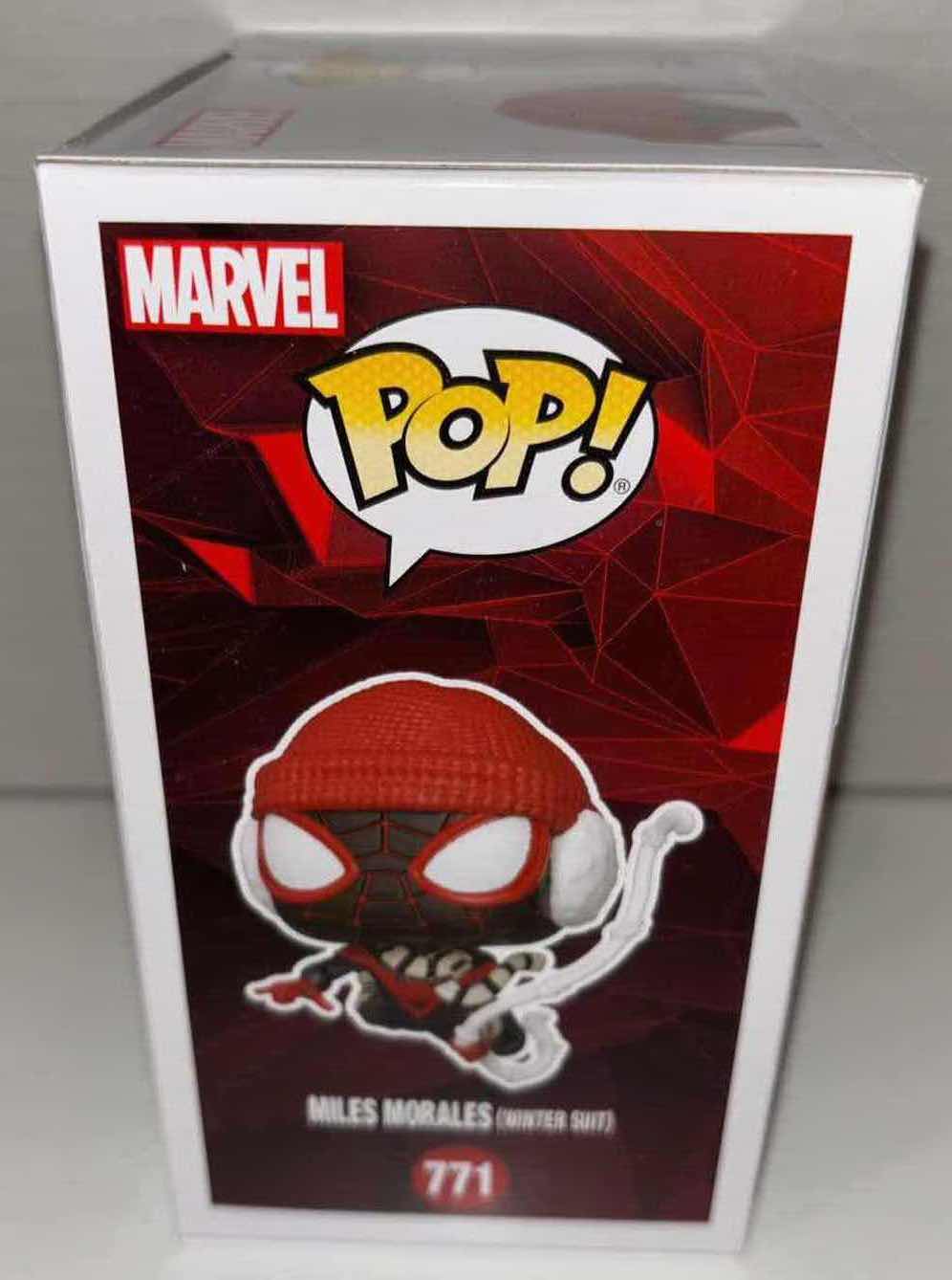 Photo 2 of NEW FUNKO POP! MARVEL GAMERVERSE BOBBLE-HEAD VINYL FIGURE, SPIDER-MAN #771 MILES MORALES (WINTER SUIT)