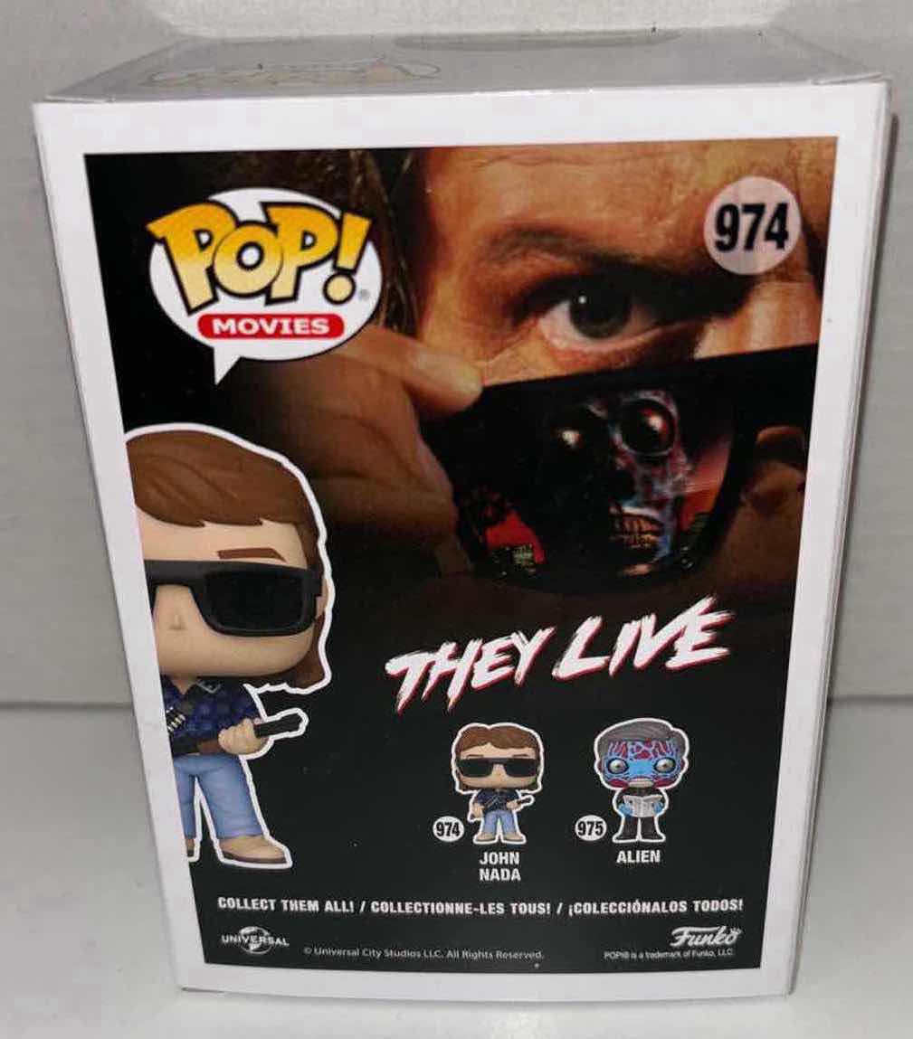Photo 1 of NEW FUNKO POP! MOVIES VINYL FIGURE, THEY LIVE #974 JOHN NADA