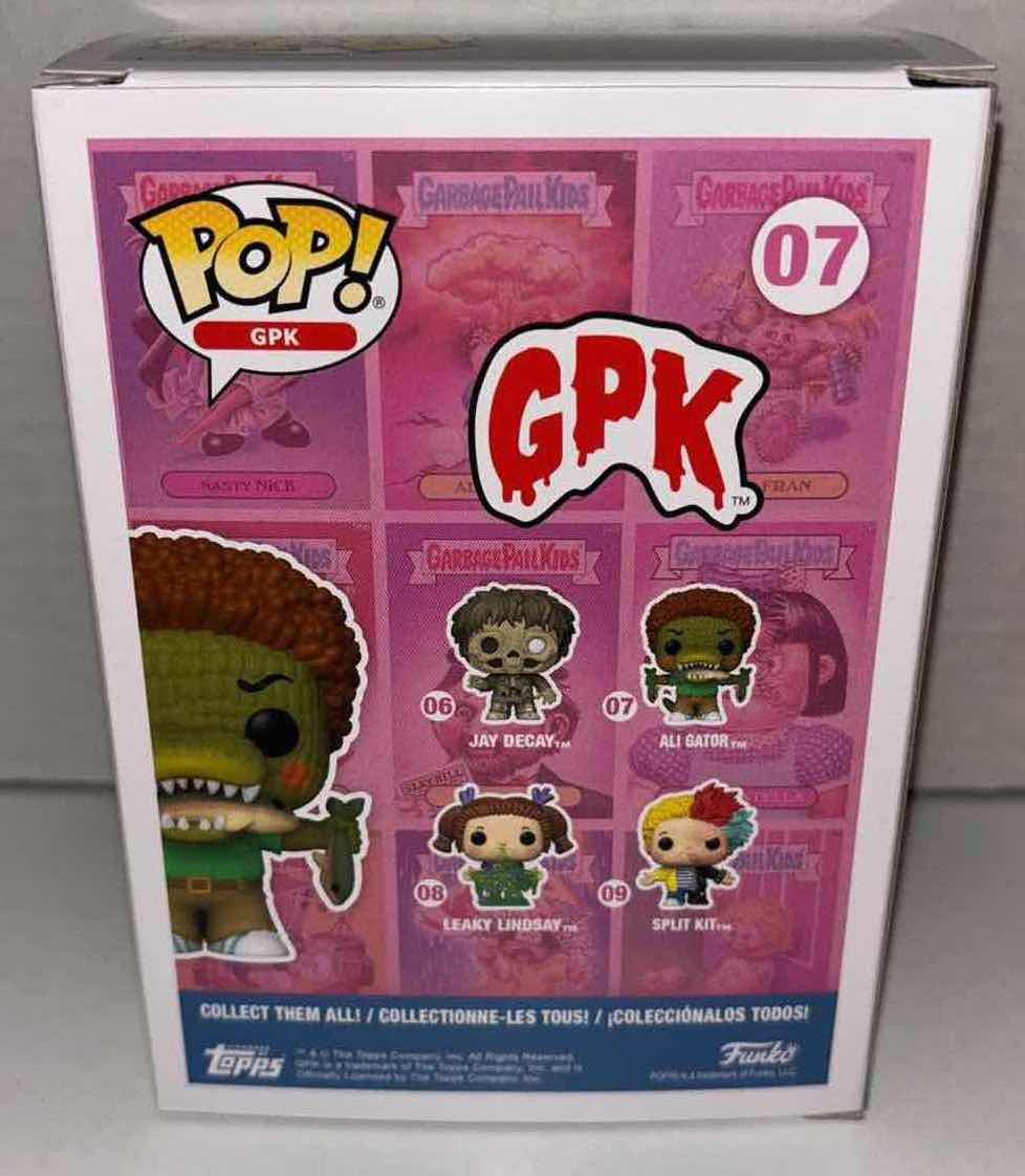 Photo 1 of NEW FUNKO POP! GARBAGE PAIL KIDS VINYL FIGURE, GPK #07 ALI GATOR
