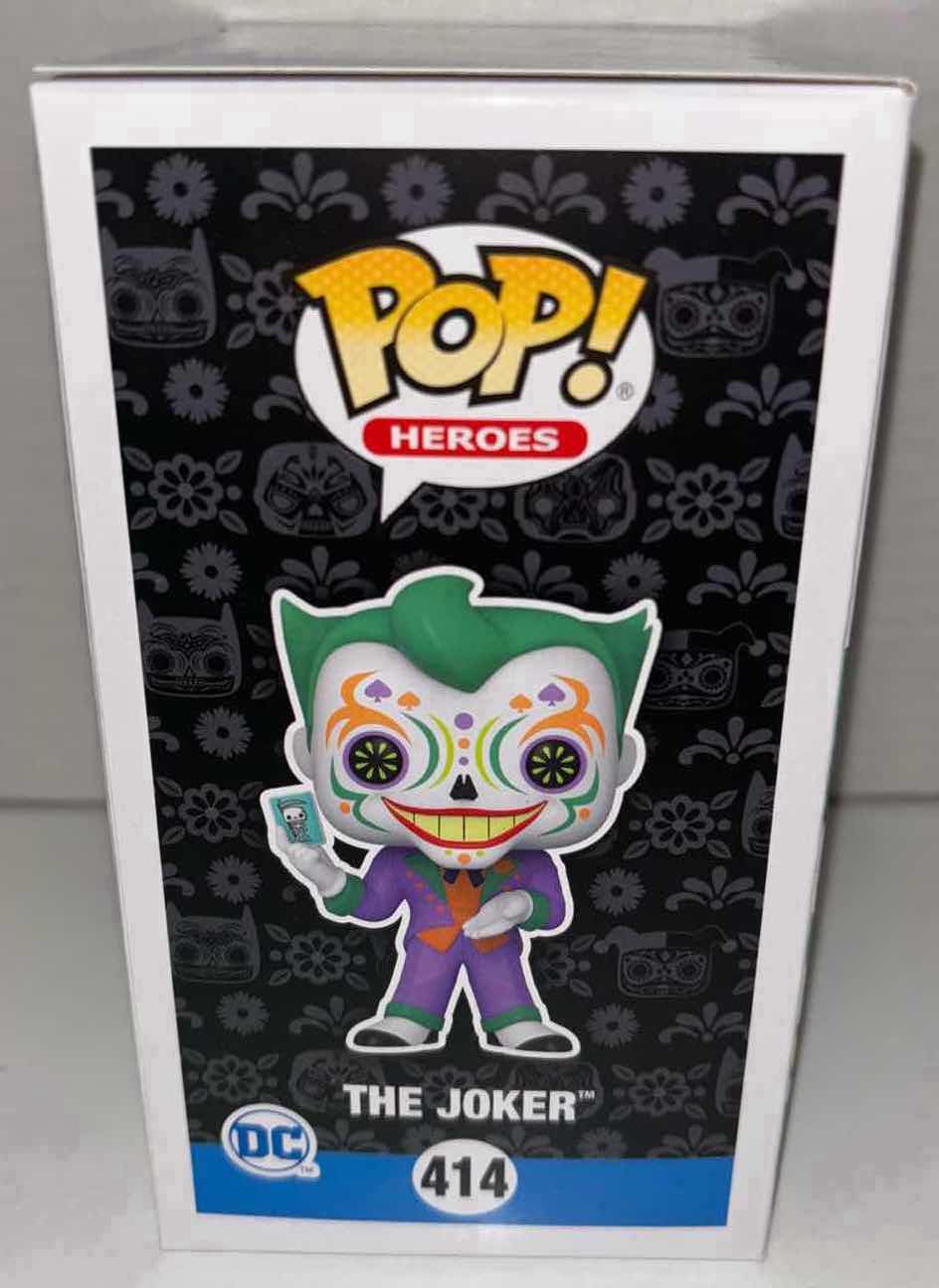 Photo 1 of NEW FUNKO POP! HEROES VINYL FIGURE, DC SUPER HEROES #414 THE JOKER