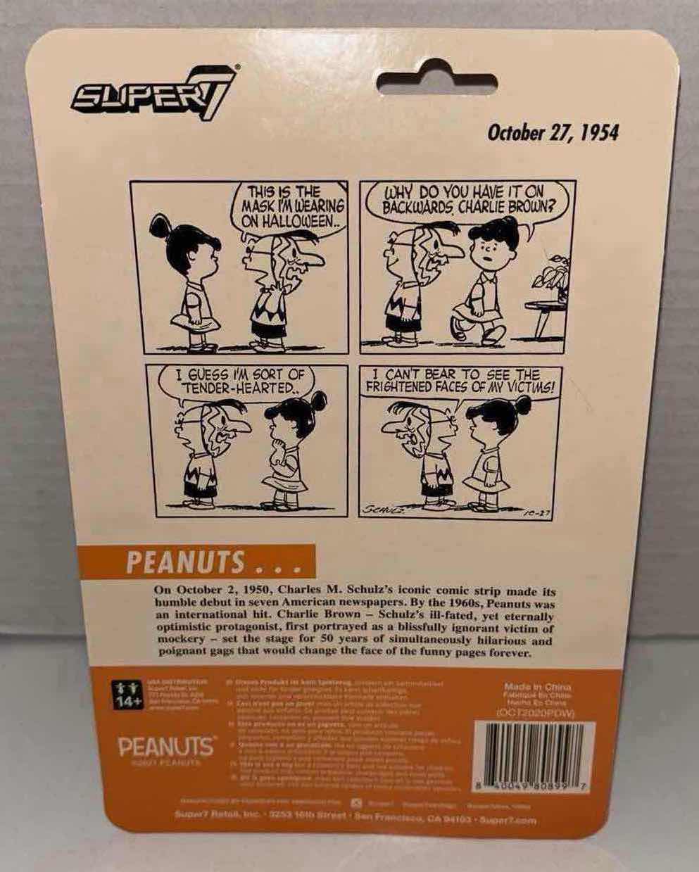 Photo 1 of BRAND NEW SUPER7 REACTION FIGURES PEANUTS “CHARLIE BROWN”, OCTOBER 27 1954