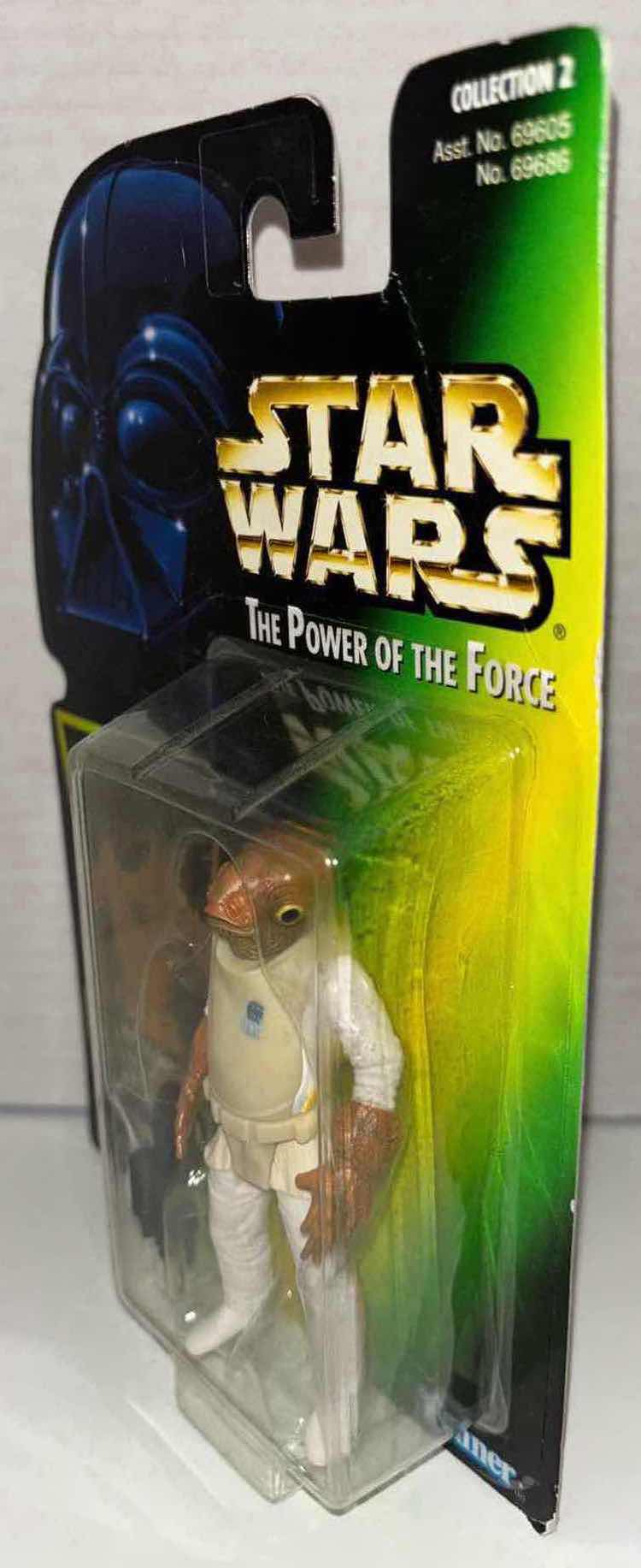 Photo 1 of NEW KENNER STAR WARS THE POWER OF THE FORCE ACTION FIGURE, ADMIRAL ACKBAR W COMLINK WRIST BLASTER