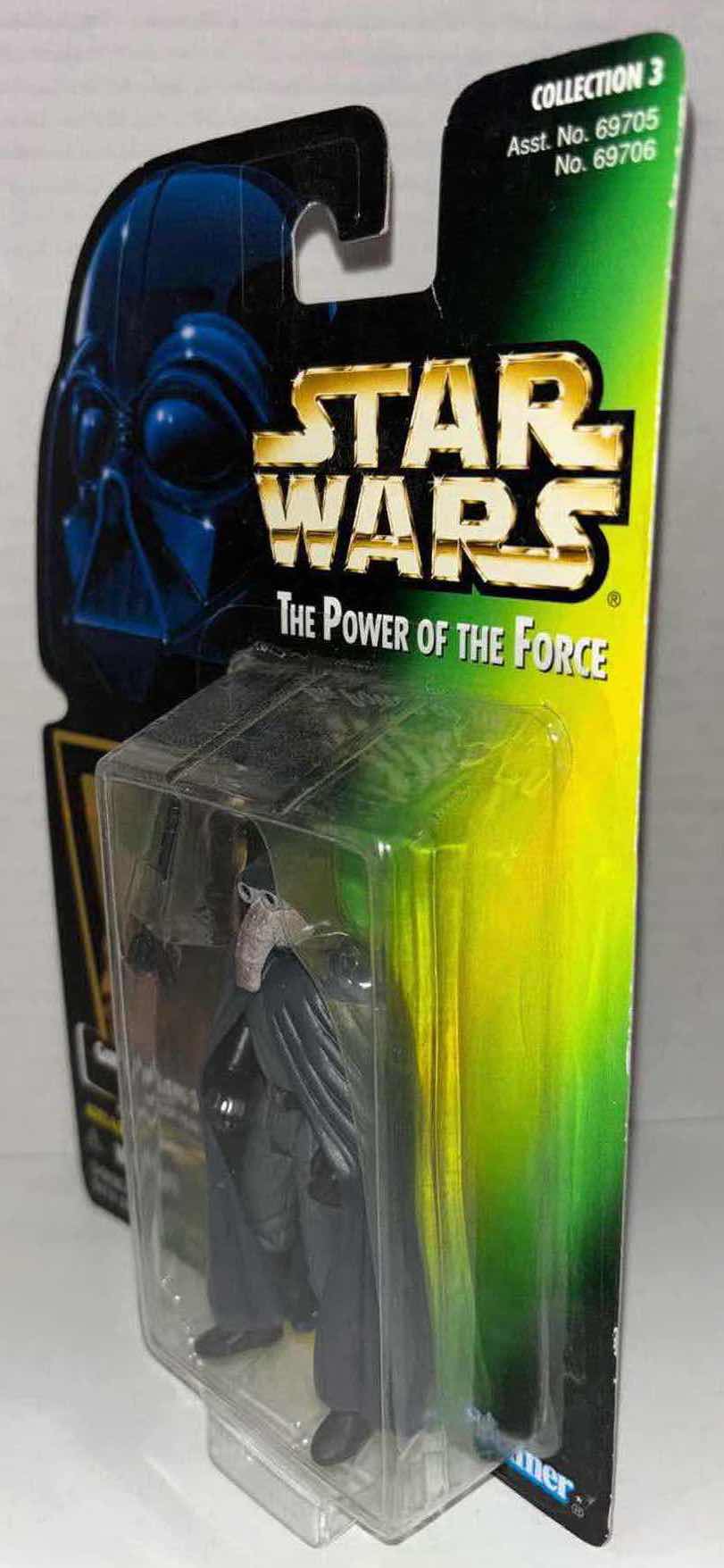 Photo 1 of NEW KENNER STAR WARS THE POWER OF THE FORCE ACTION FIGURE, GARINDAN (LONG SNOOT) W HOLD-OUT PISTOL