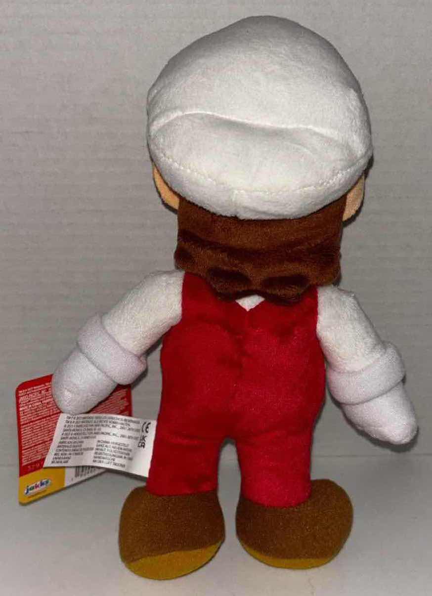 Photo 1 of NEW JAKKS PACIFIC SUPER MARIO 9” PLUSH, “FIRE MARIO”