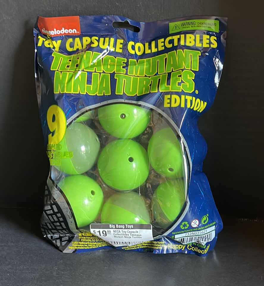 Photo 1 of NEW NECA TOY CAPSULE COLLECTABLES TMNT EDITION, 9 PCS