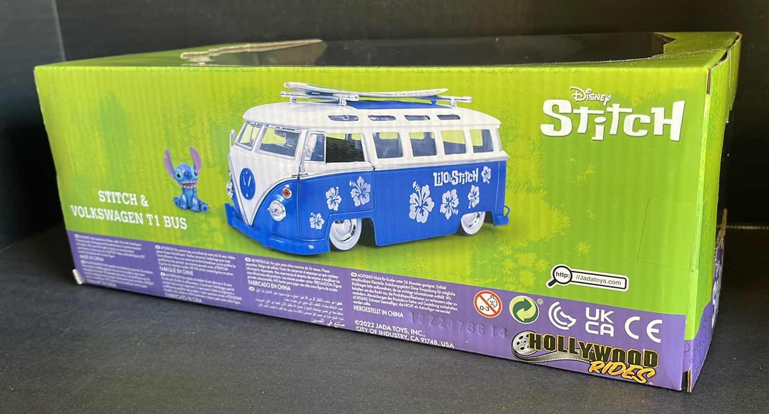 Photo 1 of NEW JADA DISNEY STITCH & VOLKSWAGEN T1 BUS