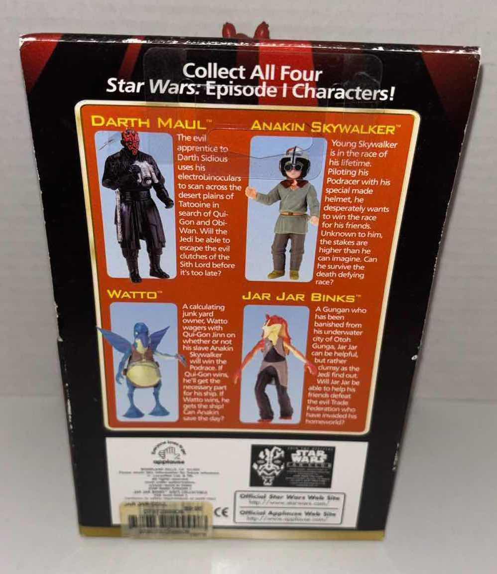 Photo 3 of NEW 1990 STAR WARS EPISODE I JAR JAR BINKS KIDS COLLECTIBLE FIGURE W ADJUSTABLE ARMS