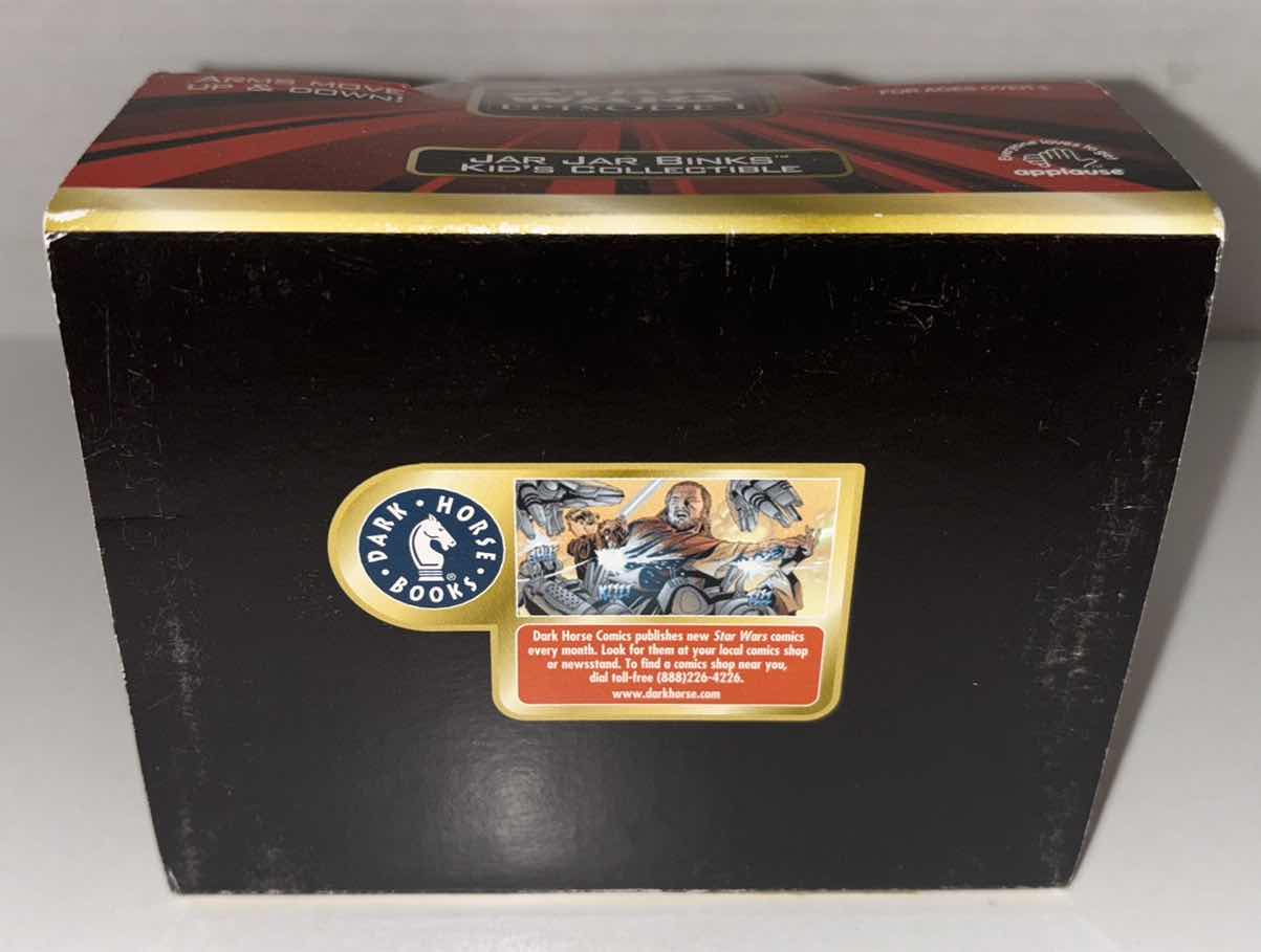 Photo 5 of NEW 1990 STAR WARS EPISODE I JAR JAR BINKS KIDS COLLECTIBLE FIGURE W ADJUSTABLE ARMS