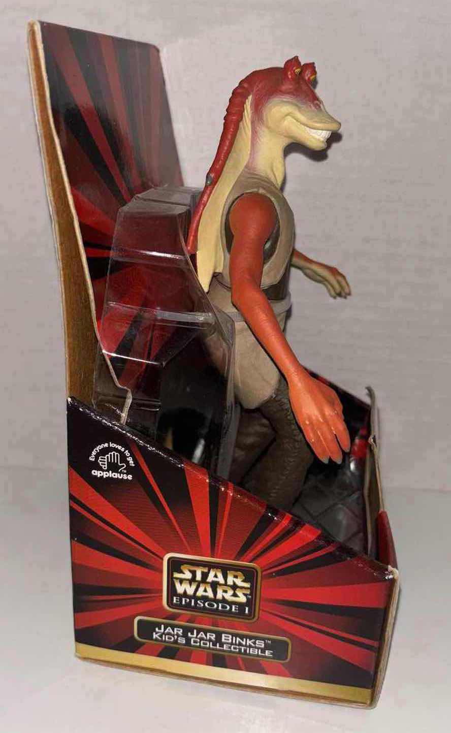 Photo 2 of NEW 1990 STAR WARS EPISODE I JAR JAR BINKS KIDS COLLECTIBLE FIGURE W ADJUSTABLE ARMS