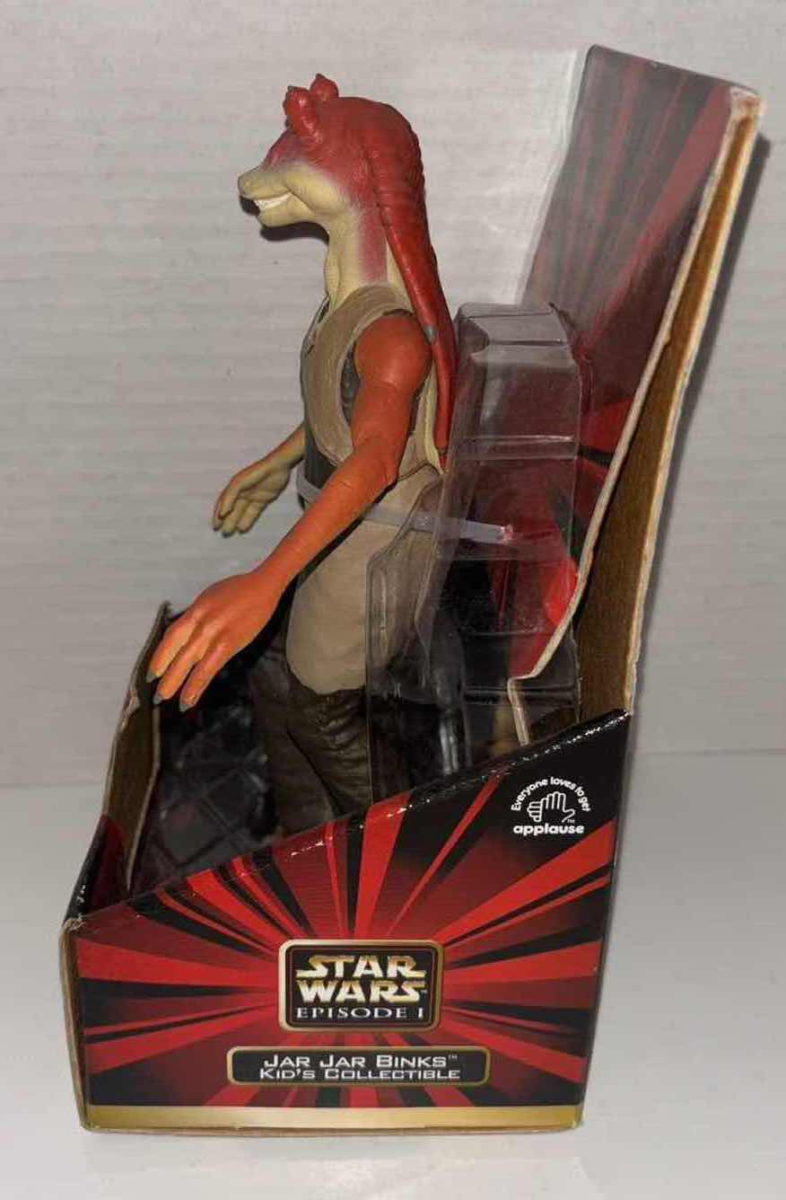 Photo 1 of NEW 1990 STAR WARS EPISODE I JAR JAR BINKS KIDS COLLECTIBLE FIGURE W ADJUSTABLE ARMS