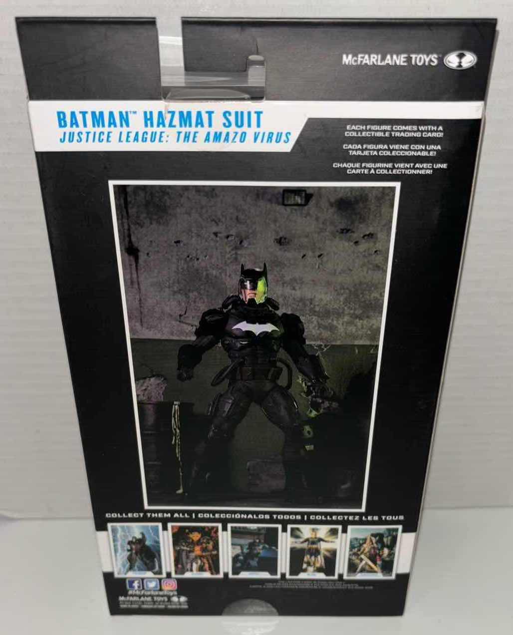 Photo 1 of NEW MCFARLANE TOYS DC MULTIVERSE ACTION FIGURE, JUSTICE LEAGUE: THE AMAZO VIRUS “BATMAN HAZMAT SUIT”