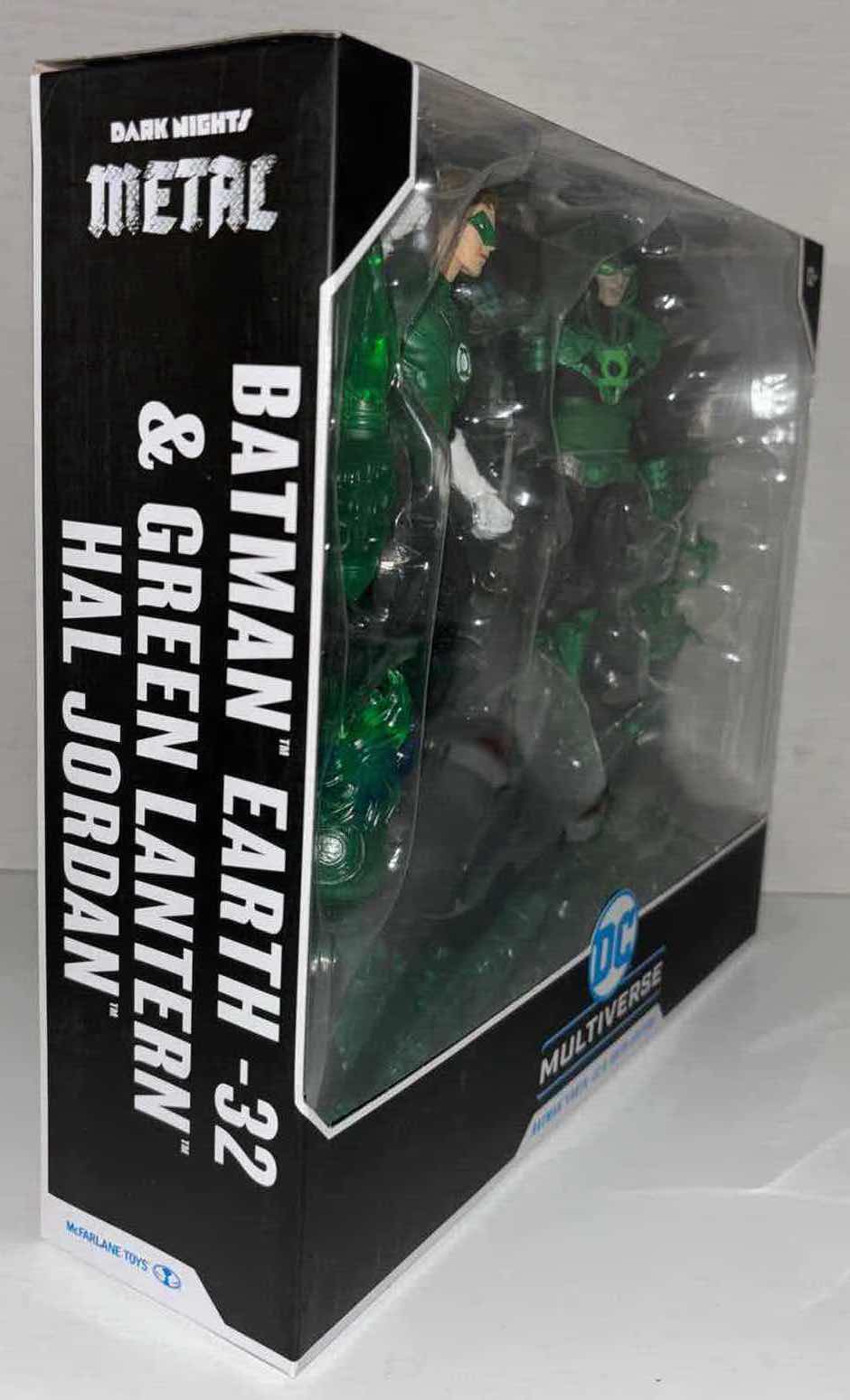 Photo 1 of NEW MCFARLANE TOYS DC MULTIVERSE ACTION FIGURE 2-PACK, DARK KNIGHTS METAL “BATMAN EARTH -32 & GREEN LANTERN”