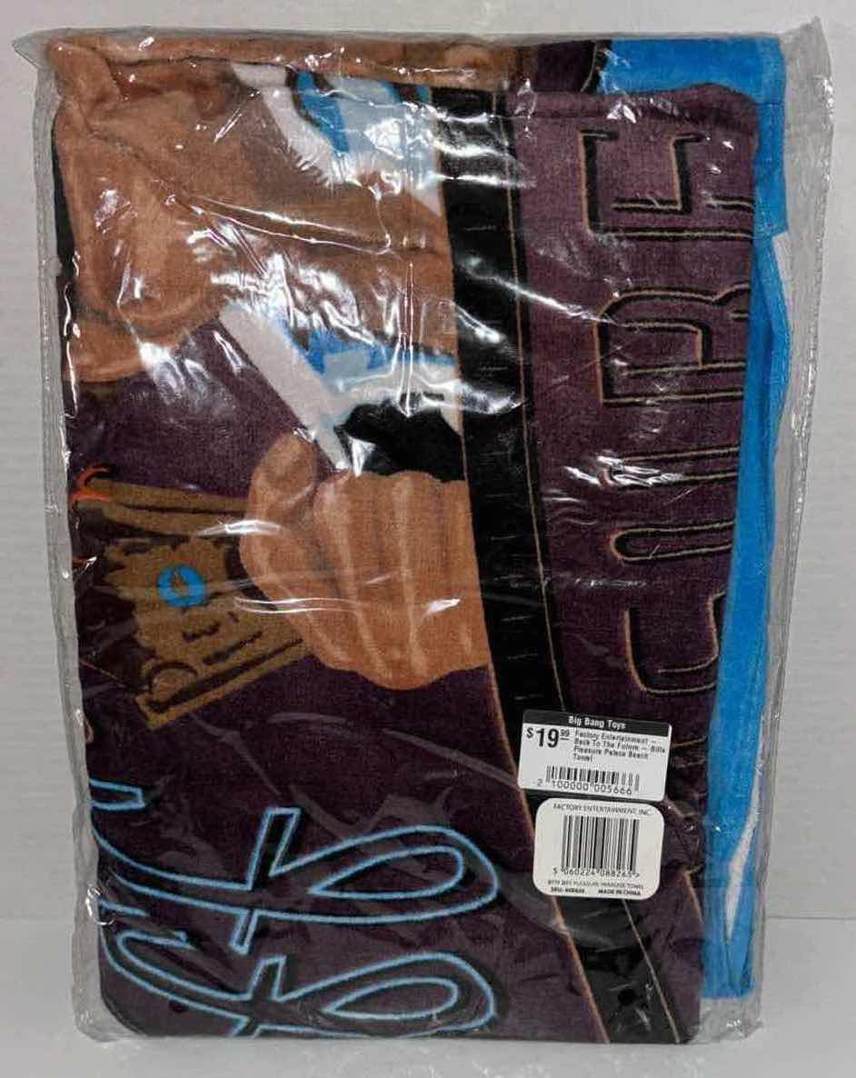 Photo 1 of BRAND NEW FACTORY ENTERTAINMENT BACK TO THE FUTURE “BIFFS PLEASURE PALACE” 30” x 60” TOWEL