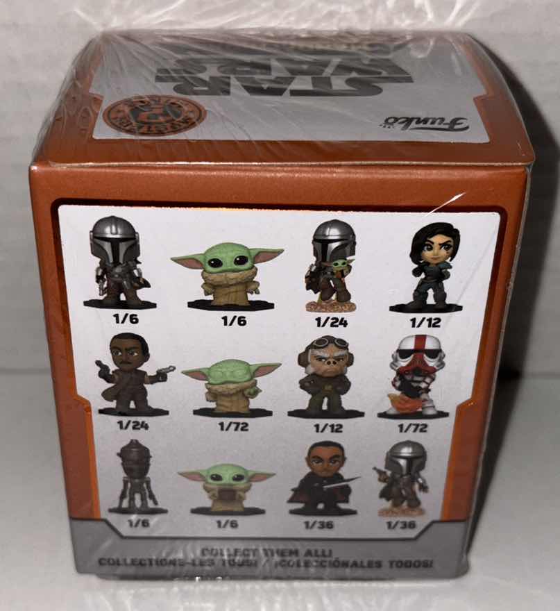 Photo 1 of NEW FUNKO MYSTERY MINIS BOBBLE-HEAD FIGURINE, STAR WARS THE MANDALORIAN & MONOGRAM DISNEY SOFT TOUCH BAG CLIP THE CHILD “LEVITATE”
