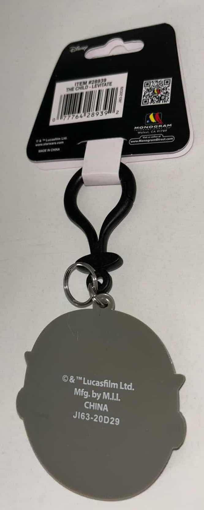 Photo 1 of NEW FUNKO MYSTERY MINIS BOBBLE-HEAD FIGURINE, STAR WARS THE MANDALORIAN & MONOGRAM DISNEY SOFT TOUCH BAG CLIP THE CHILD “LEVITATE”