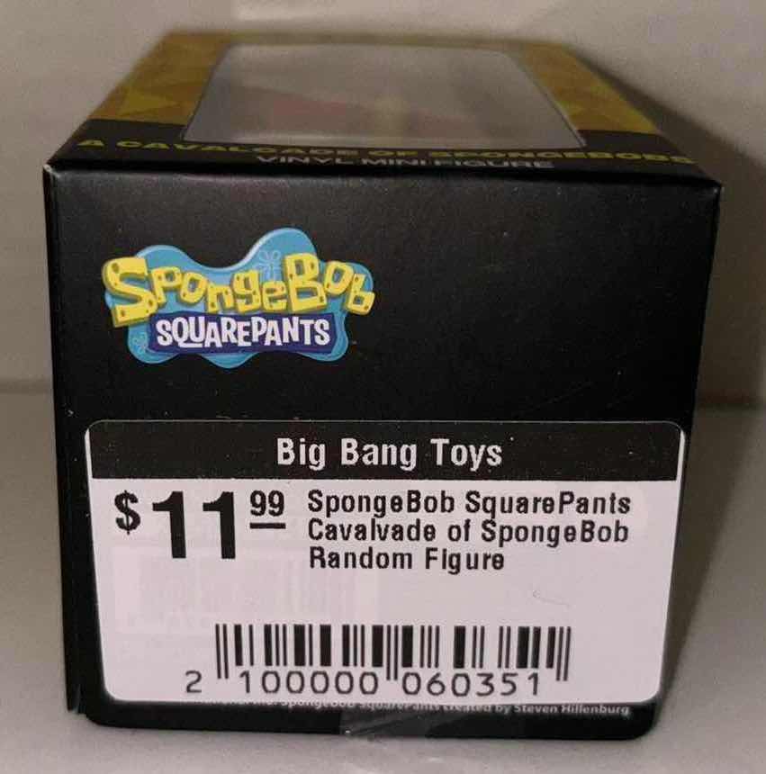 Photo 1 of NEW KID ROBOT A CAVALCADE OF SPONGEBOB SQUAREPANTS 3" VINYL MINI FIGURES, “SPONGE KING” & “TUNES N GROOVES” 