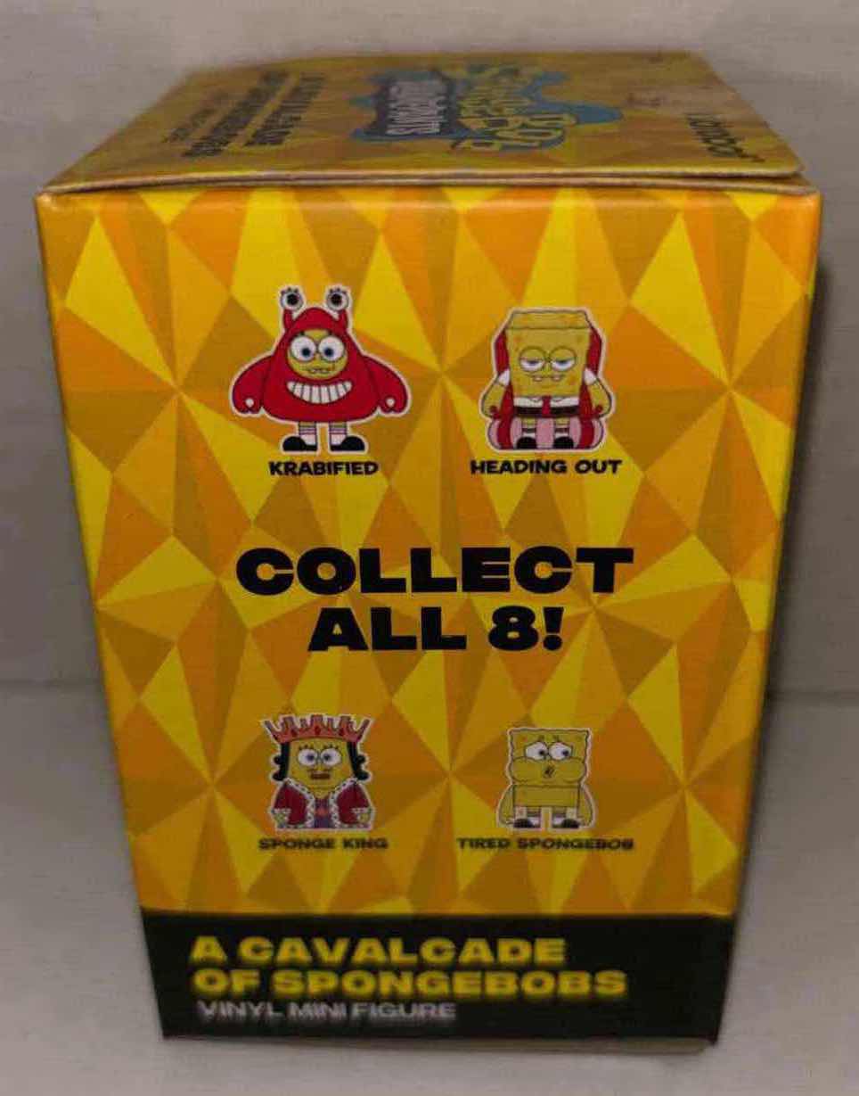 Photo 1 of NEW KID ROBOT A CAVALCADE OF SPONGEBOB SQUAREPANTS 3" VINYL MINI FIGURES, “SPONGE KING” & “TUNES N GROOVES” 
