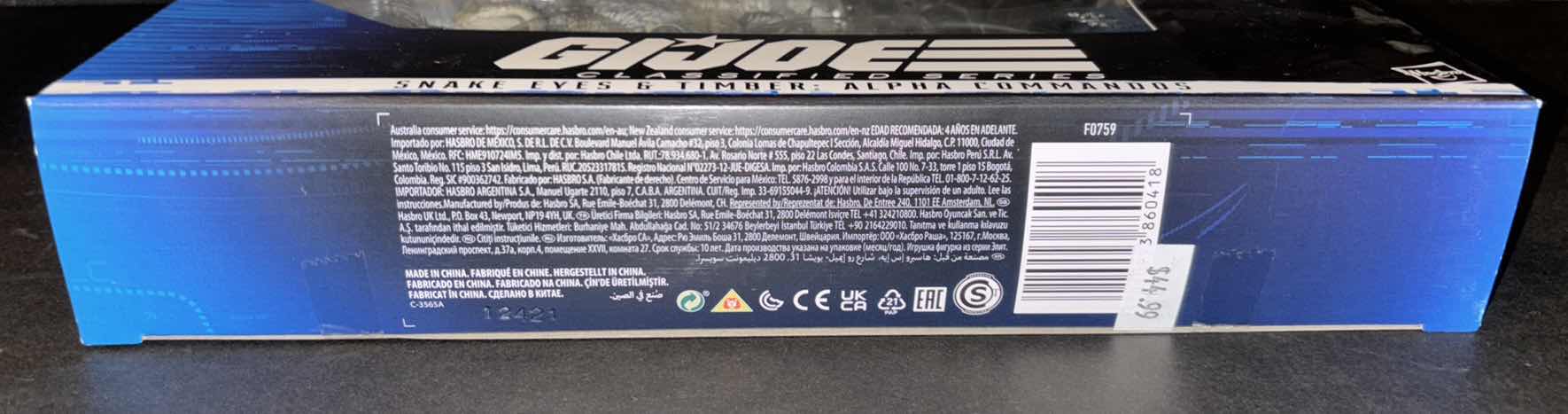 Photo 1 of NEW HASBRO G.I. JOE CLASSIFIED SERIES ACTION FIGURES & ACCESSORIES #30 “SNAKE EYES & TIMBER: ALPHA COMMANDOS”