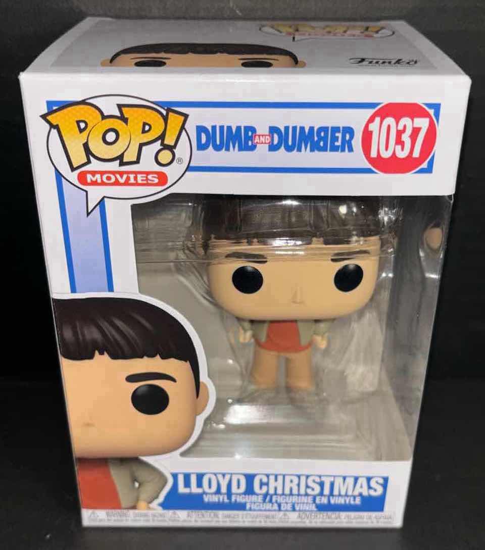 Photo 1 of NEW FUNKO POP! MOVIES DUMB AND DUMBER #1037 LLOYD CHRISTMAS