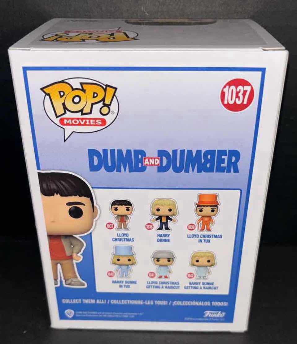 Photo 1 of NEW FUNKO POP! MOVIES DUMB AND DUMBER #1037 LLOYD CHRISTMAS