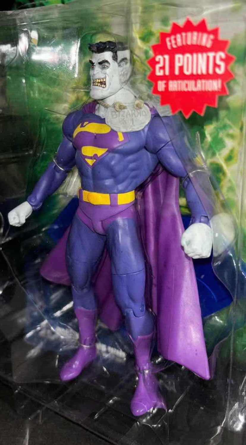 Photo 1 of DC DIRECT 2003 FULLY POSEABLE SUPERMAN ACTION FIGURE “BIZARRO”