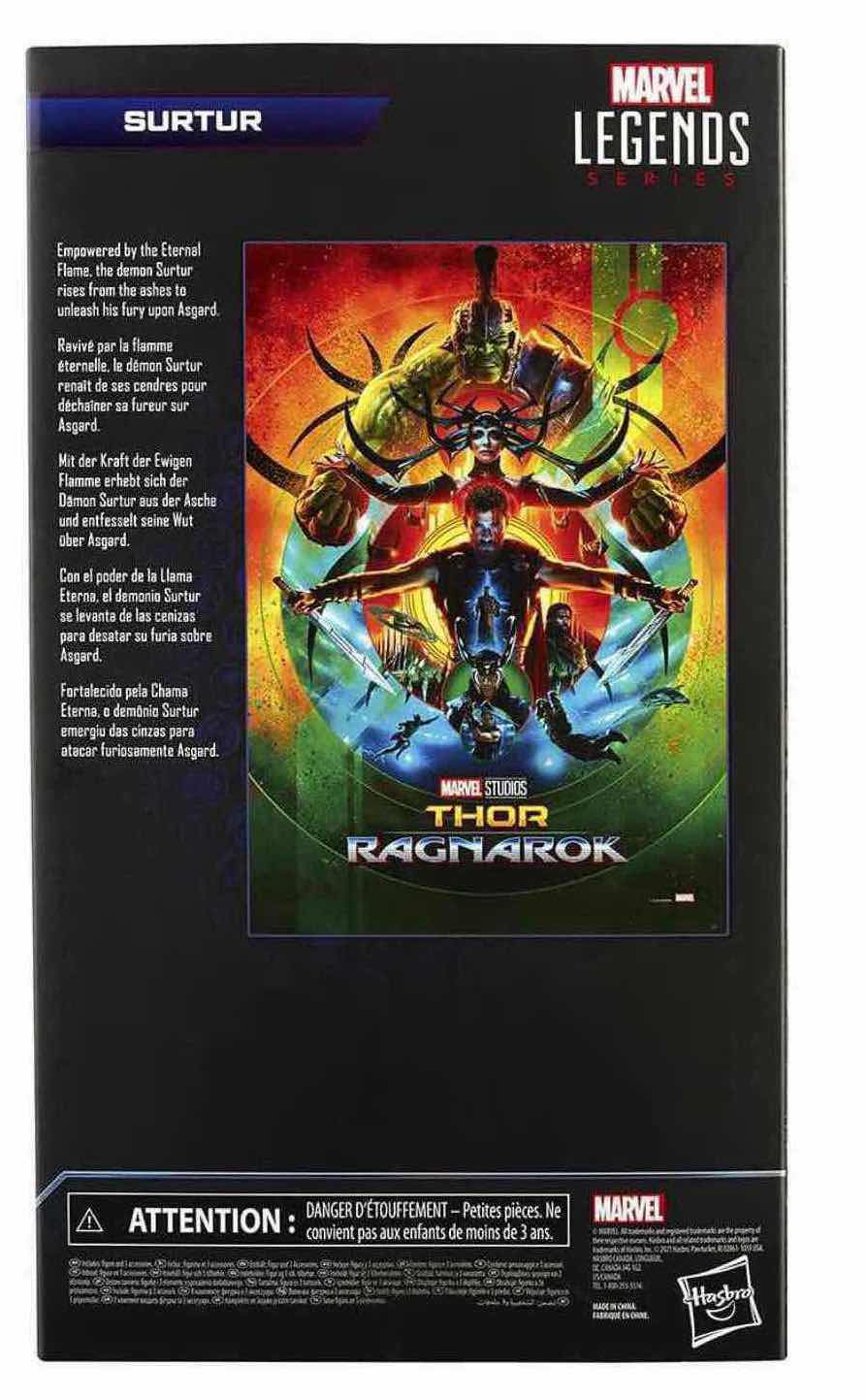 Photo 1 of NEW HASBRO MARVEL LEGENDS SERIES THOR RAGNAROK THE INFINITY SAGA 13” ACTION FIGURE & ACCESSORIES “SURTUR”