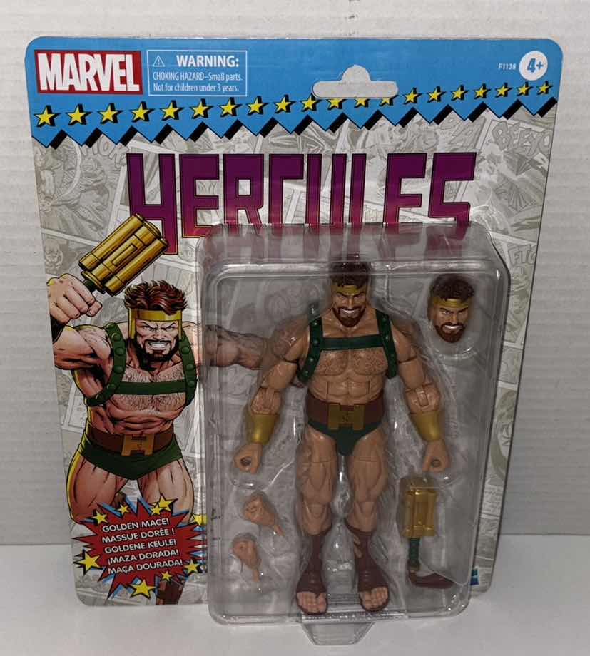 Photo 1 of NEW HASBRO MARVEL RETRO ACTION FIGURE & ACCESSORIES, “HERCULES”