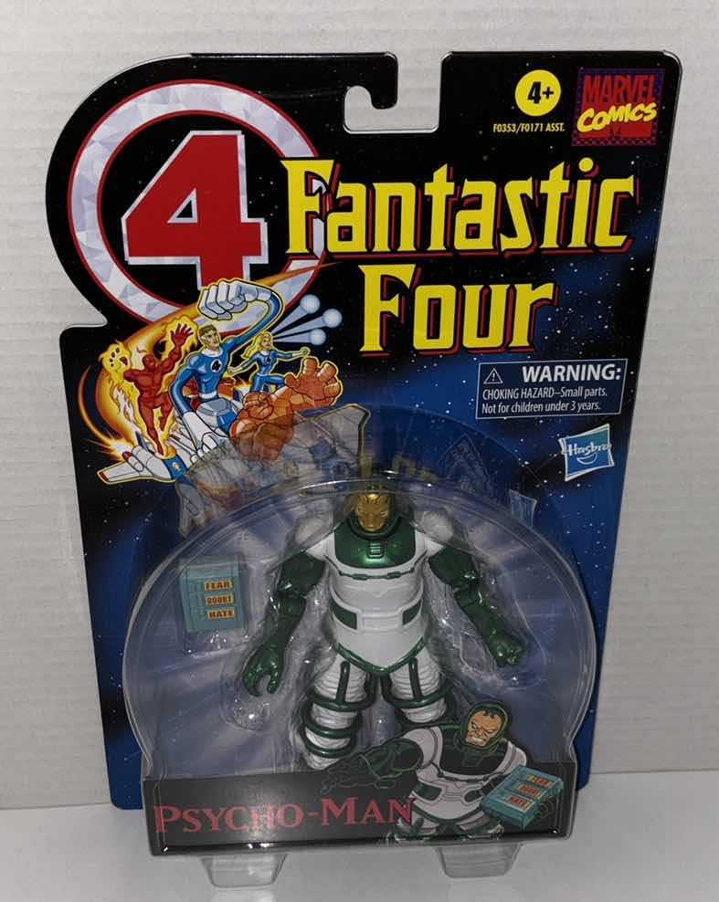 Photo 2 of NEW HASBRO MARVEL COMICS RETRO ACTION FIGURE & ACCESSORIES, FANTASTIC FOUR “PSYCHO-MAN”