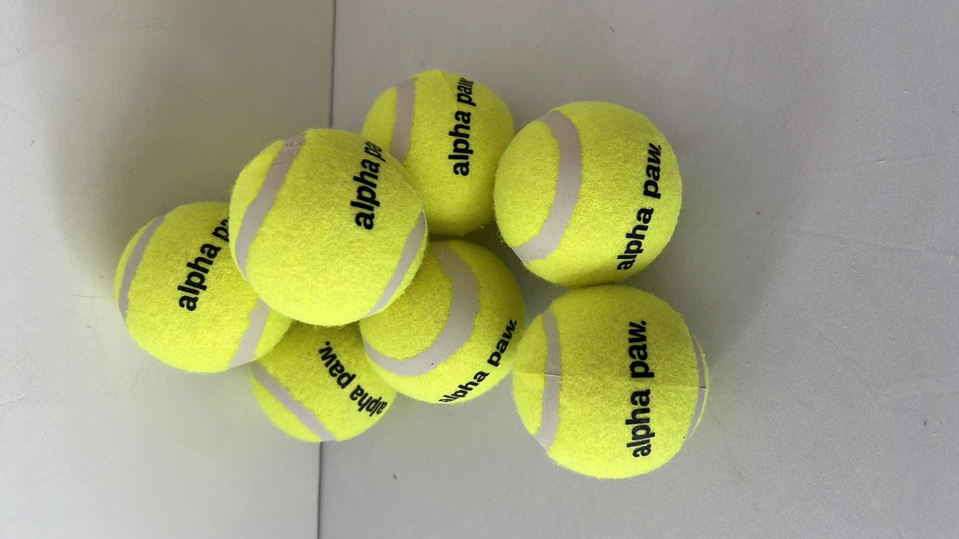 Photo 1 of 8-ALPHA PAW DOG TENNIS BALLS